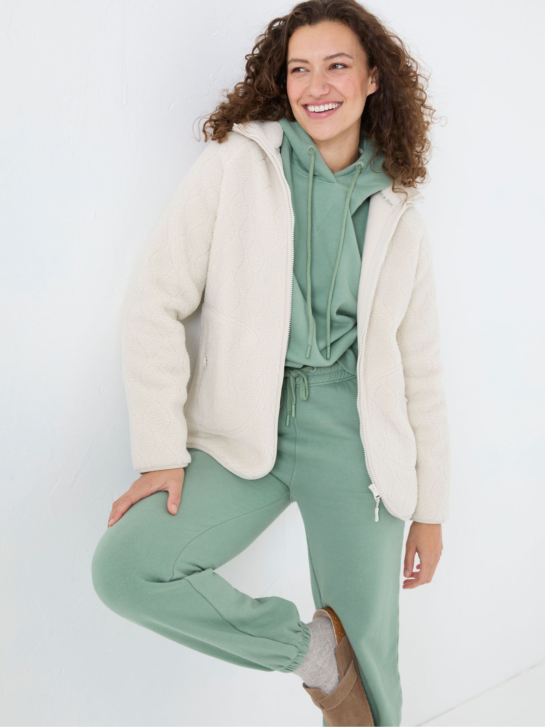 Violet Natural Fleece Jacket - Image 3 of 6