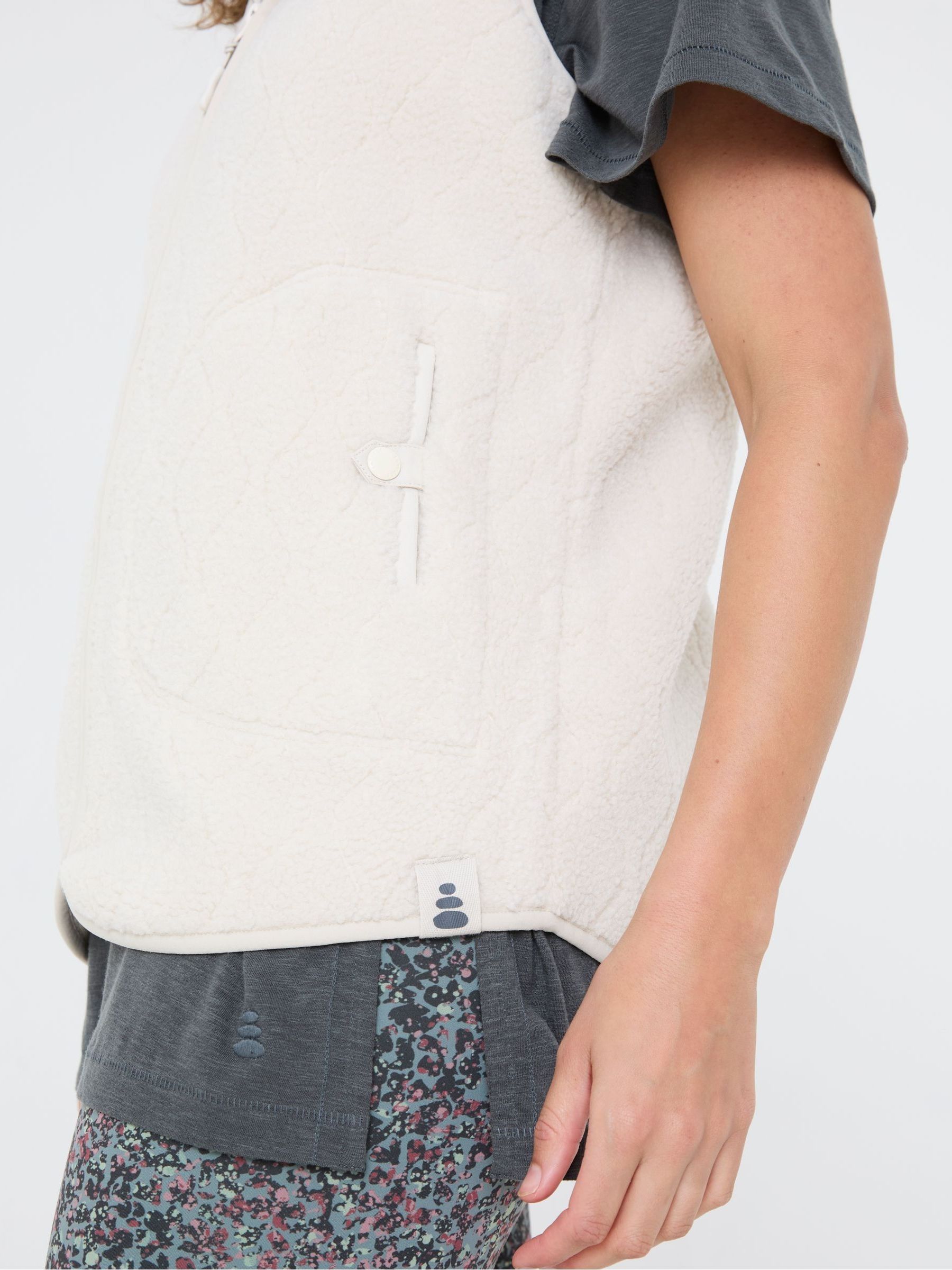 Estelle Natural Fleece Gilet - Image 4 of 6