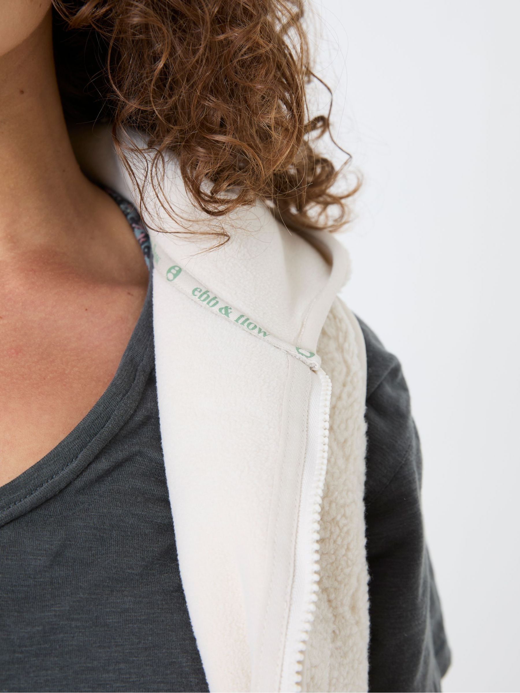 Estelle Natural Fleece Gilet - Image 5 of 6