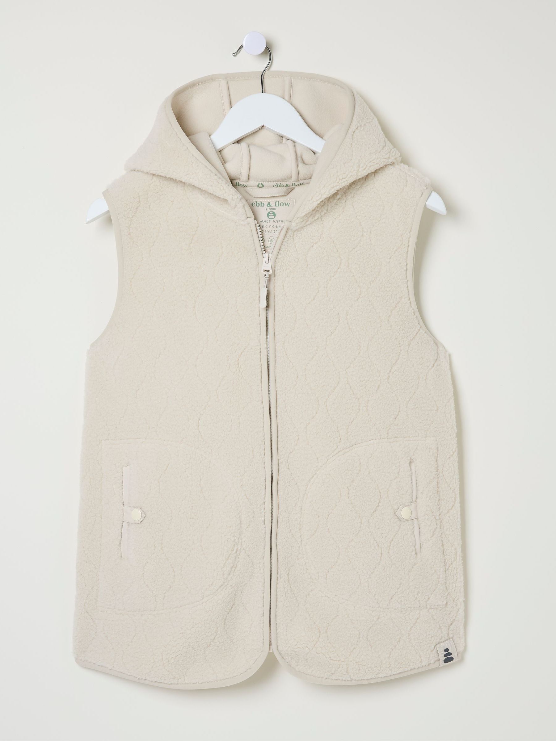 Estelle Natural Fleece Gilet - Image 6 of 6