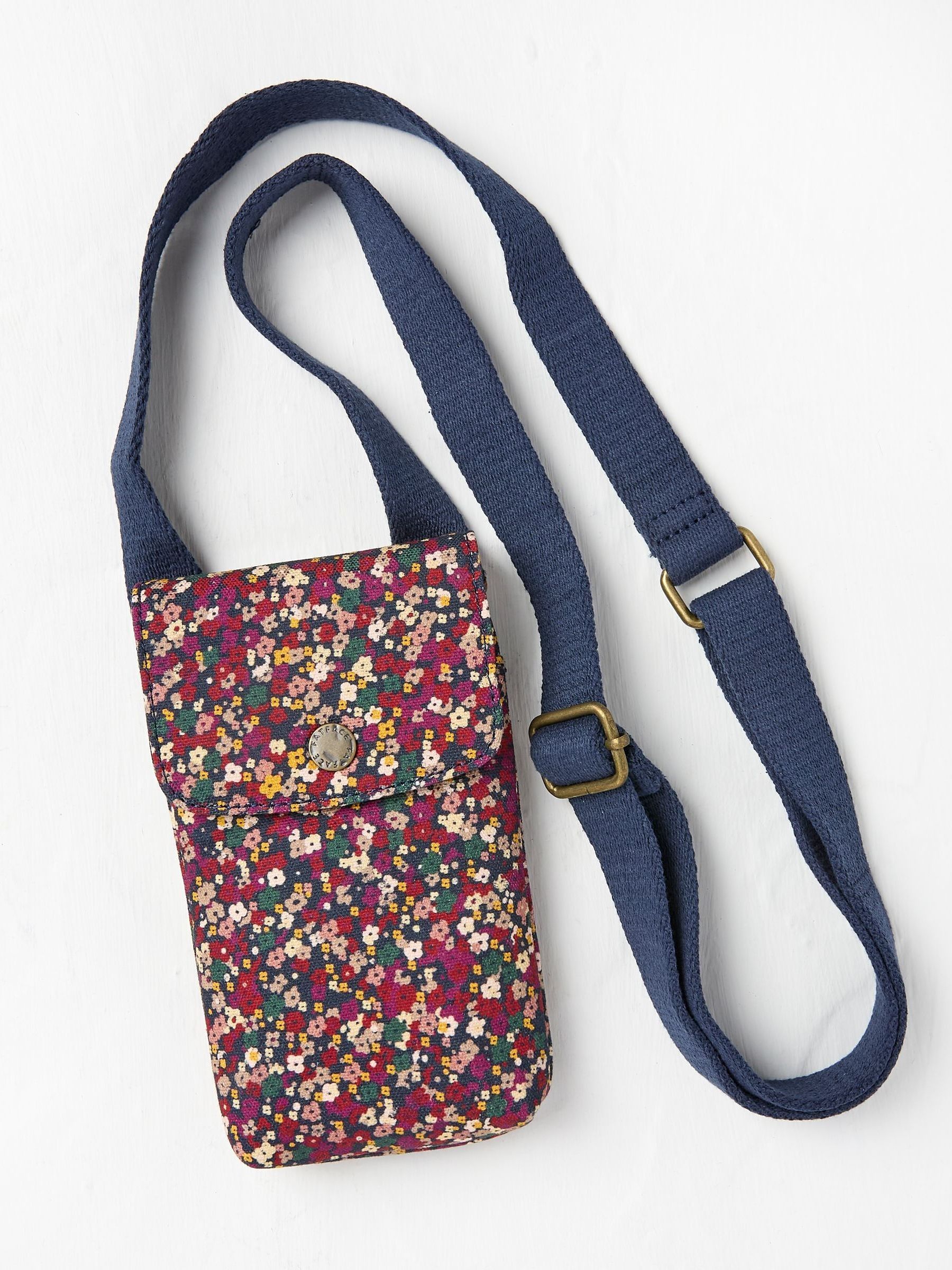 Purple Canvas Phone Bag - Image 1 of 2