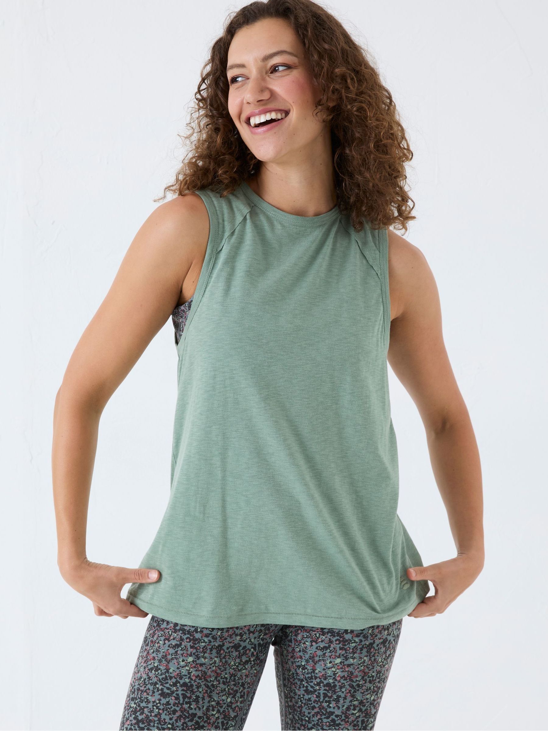 Ione Green Vest - Image 1 of 5