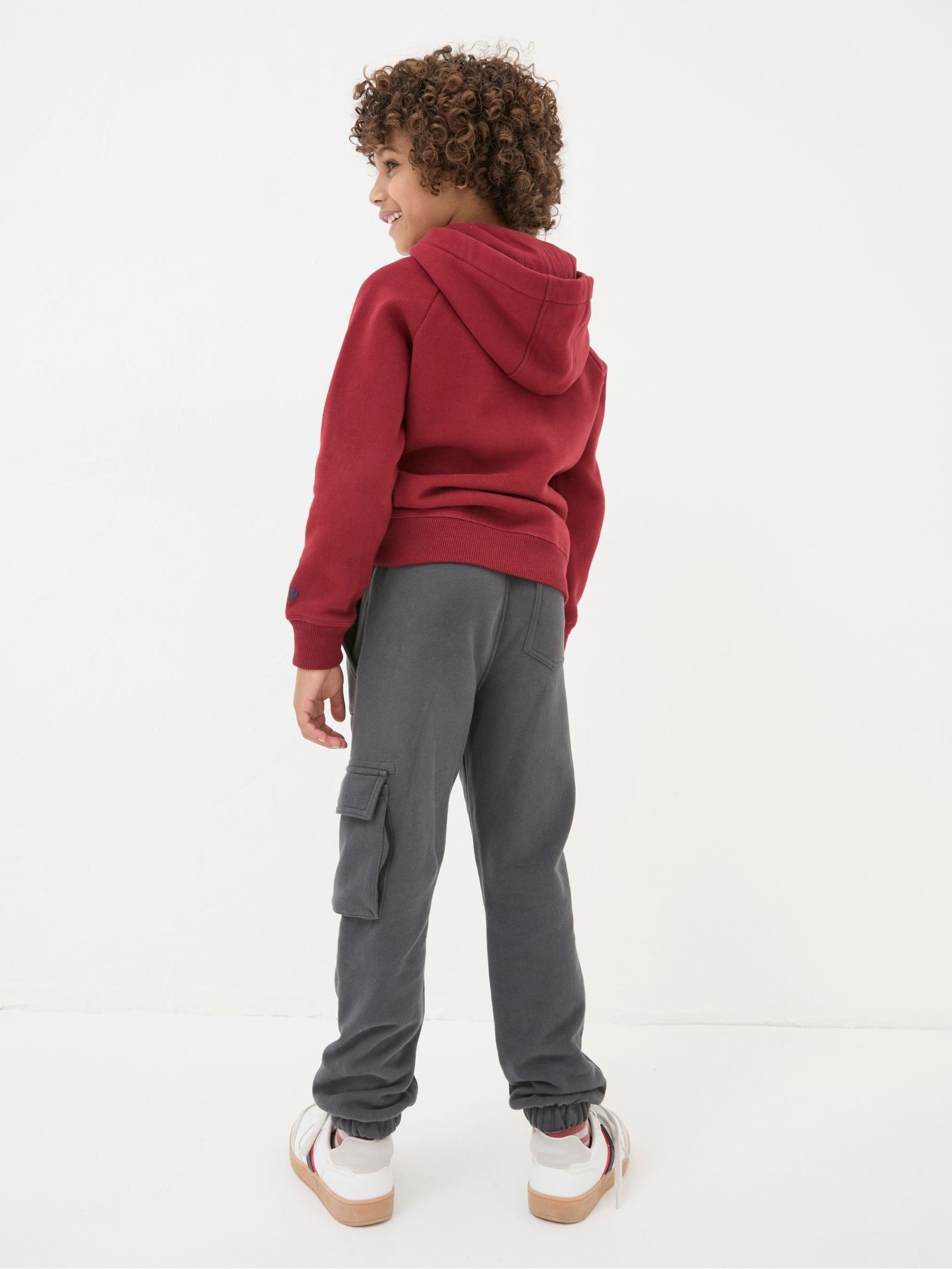 Grey Cargo Joggers - Image 2 of 2 Grey Cargo Joggers - Image 2 of 2