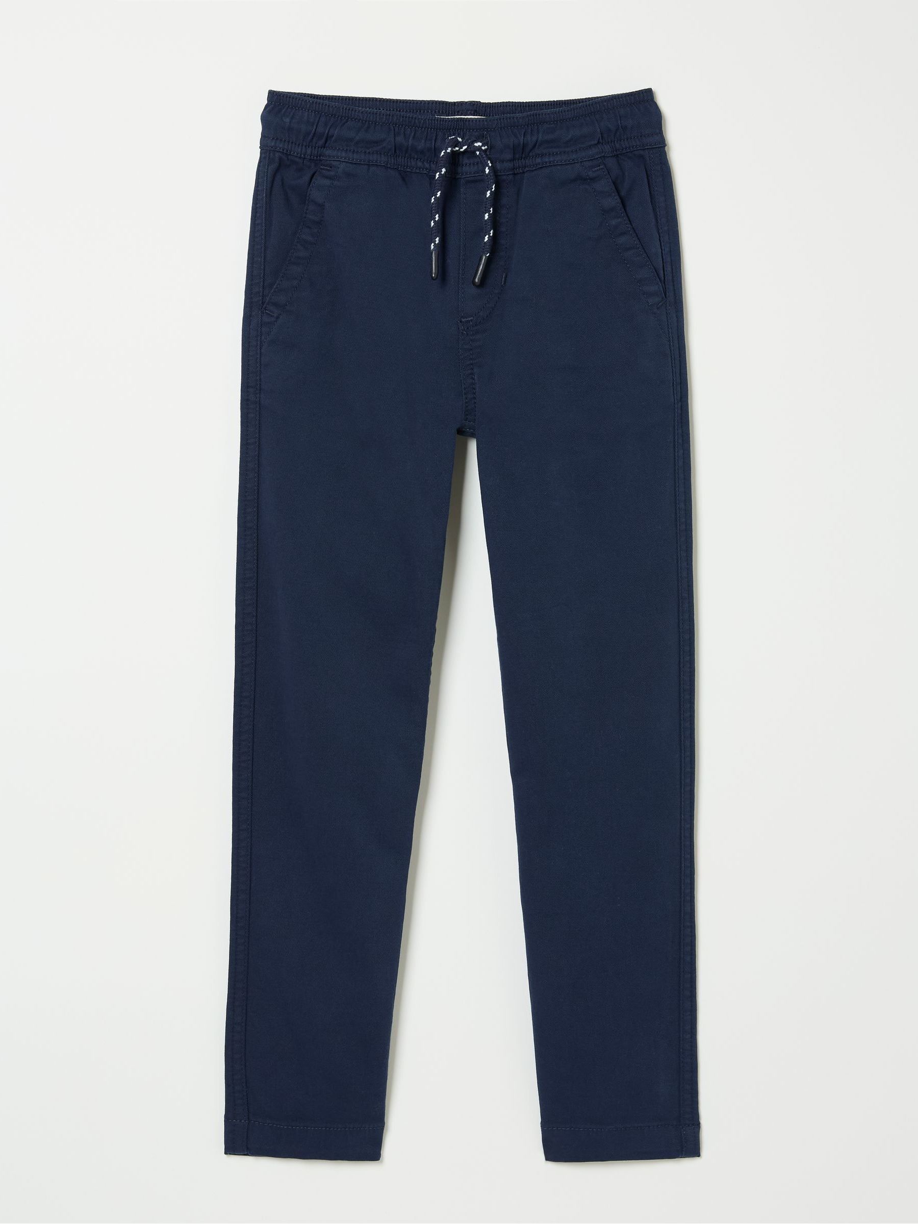 Sam Navy Blue Smart Pull-On Trousers - Image 5 of 5