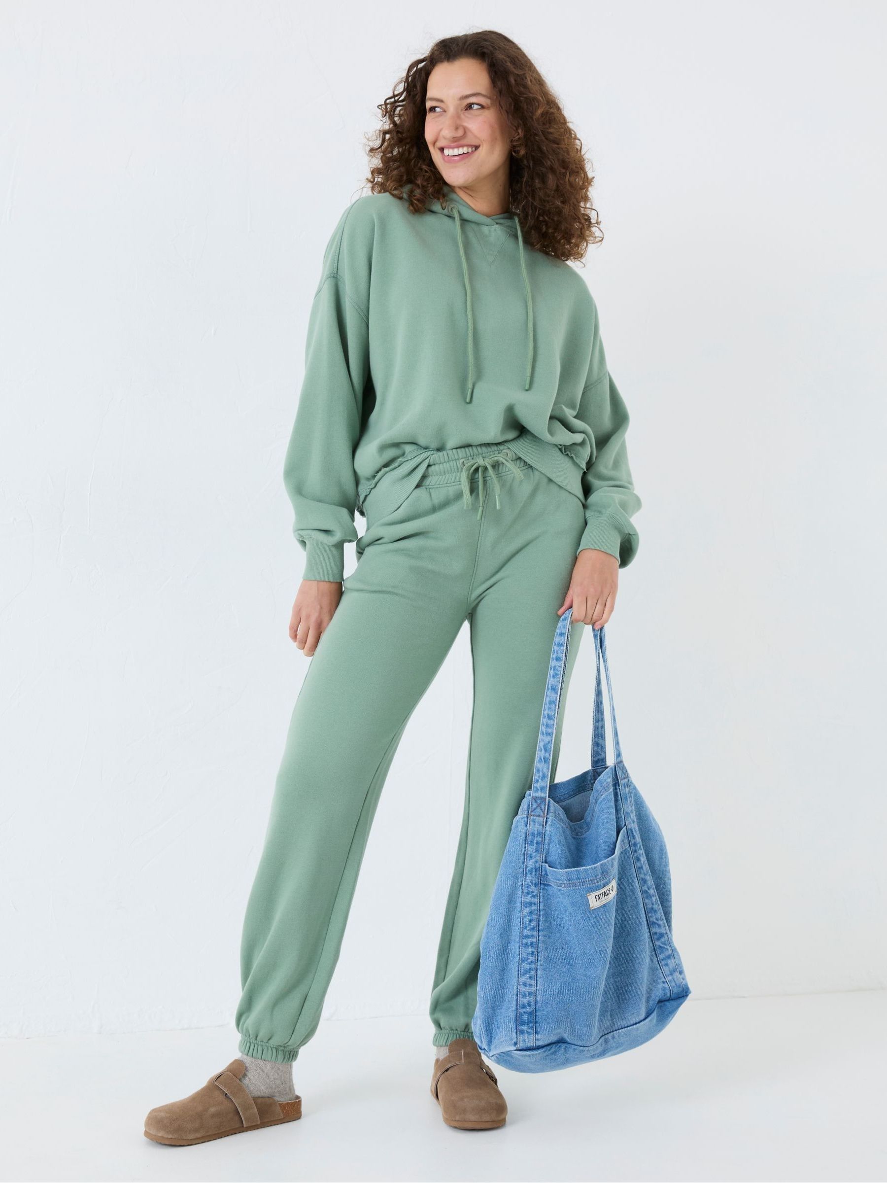 Green 100% Cotton Lexi Hoodie - Image 1 of 7