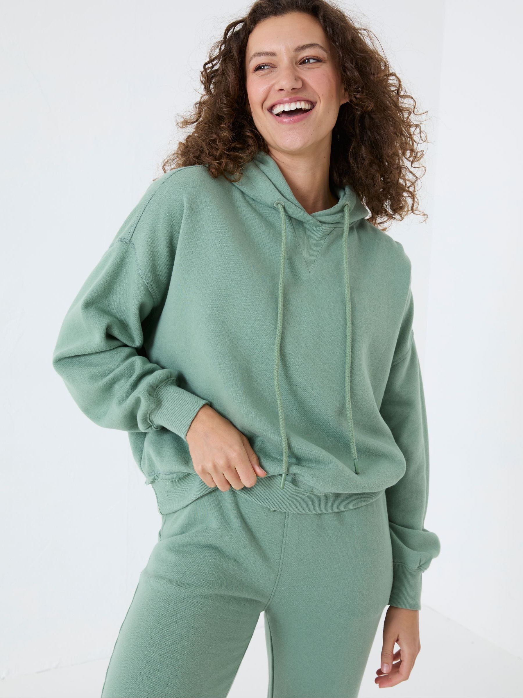 Green 100% Cotton Lexi Hoodie - Image 2 of 7