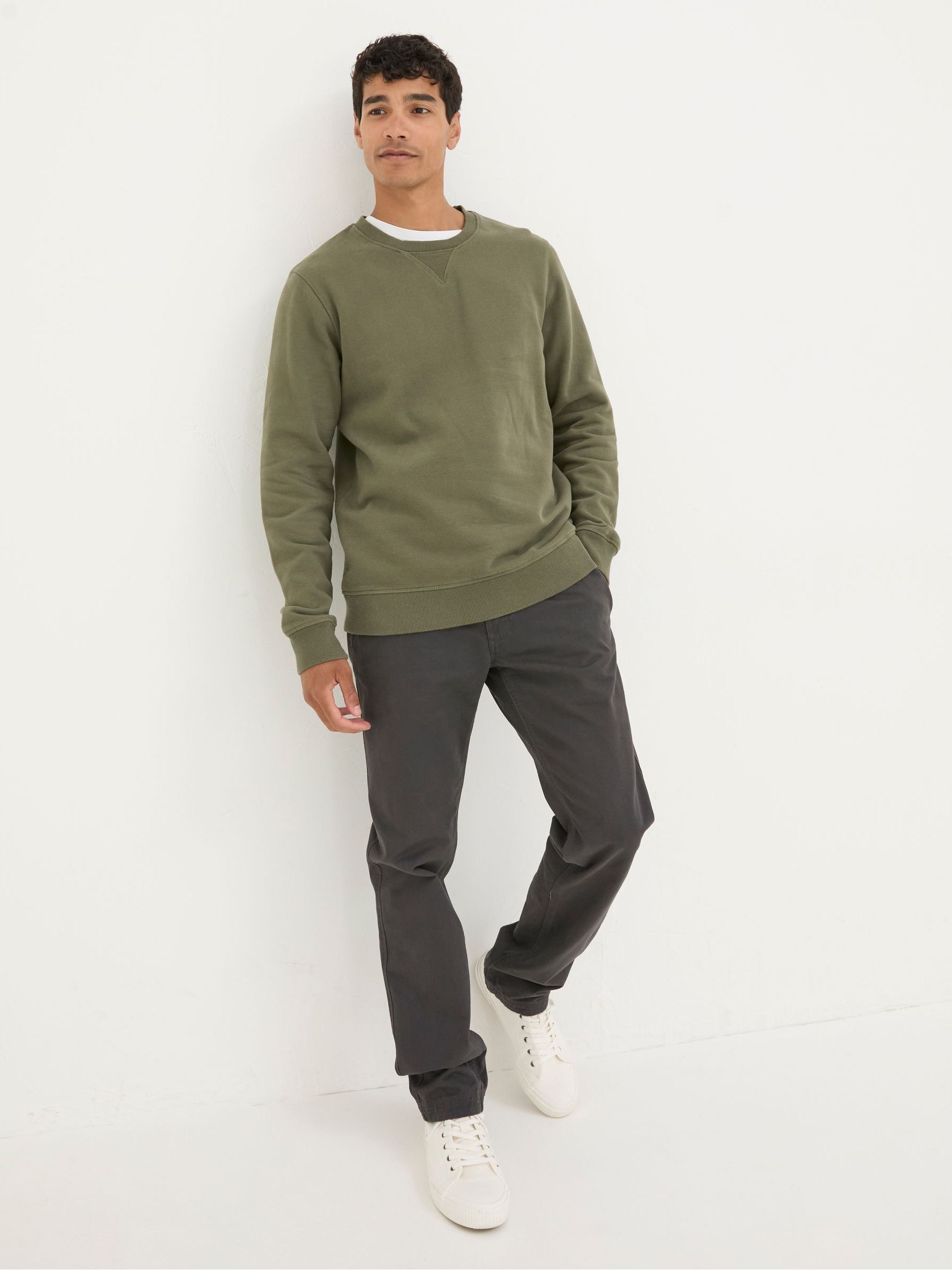 Brooke Green Crew Neck Sweatshirt - Image 3 of 6