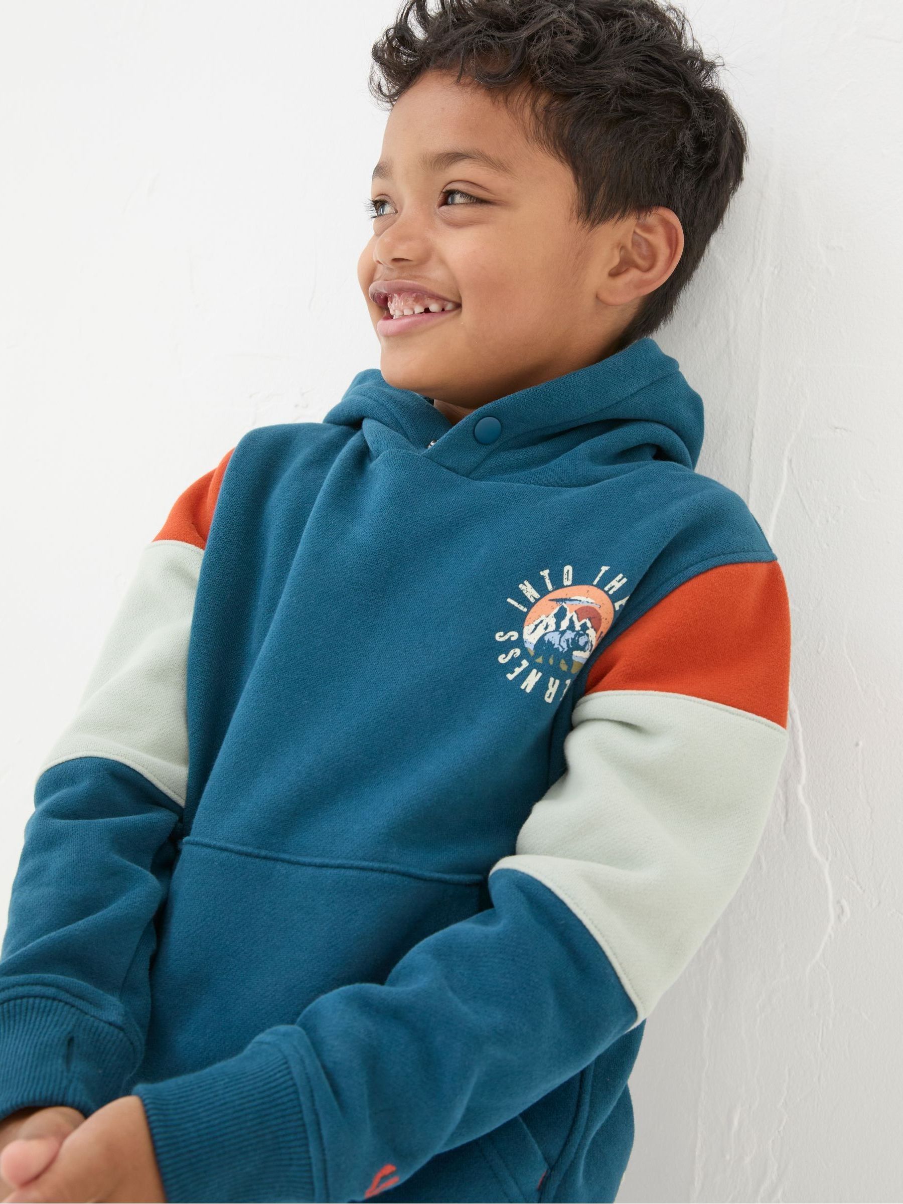 Wilderness Blue Popover Hoodie - Image 1 of 5