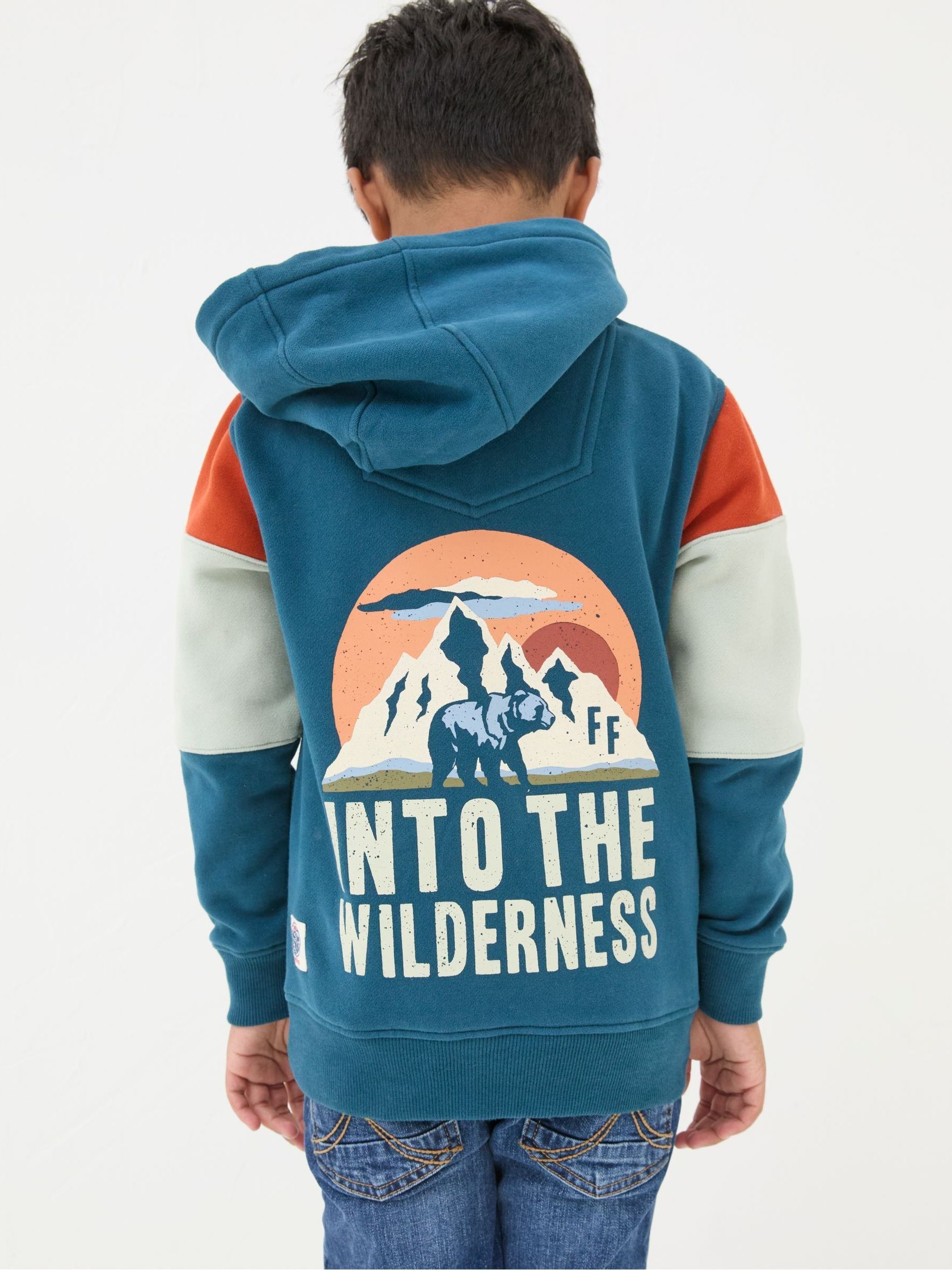 Wilderness Blue Popover Hoodie - Image 2 of 5