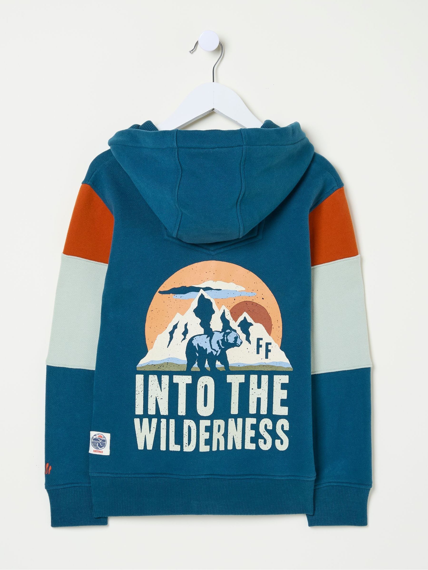 Wilderness Blue Popover Hoodie - Image 5 of 5