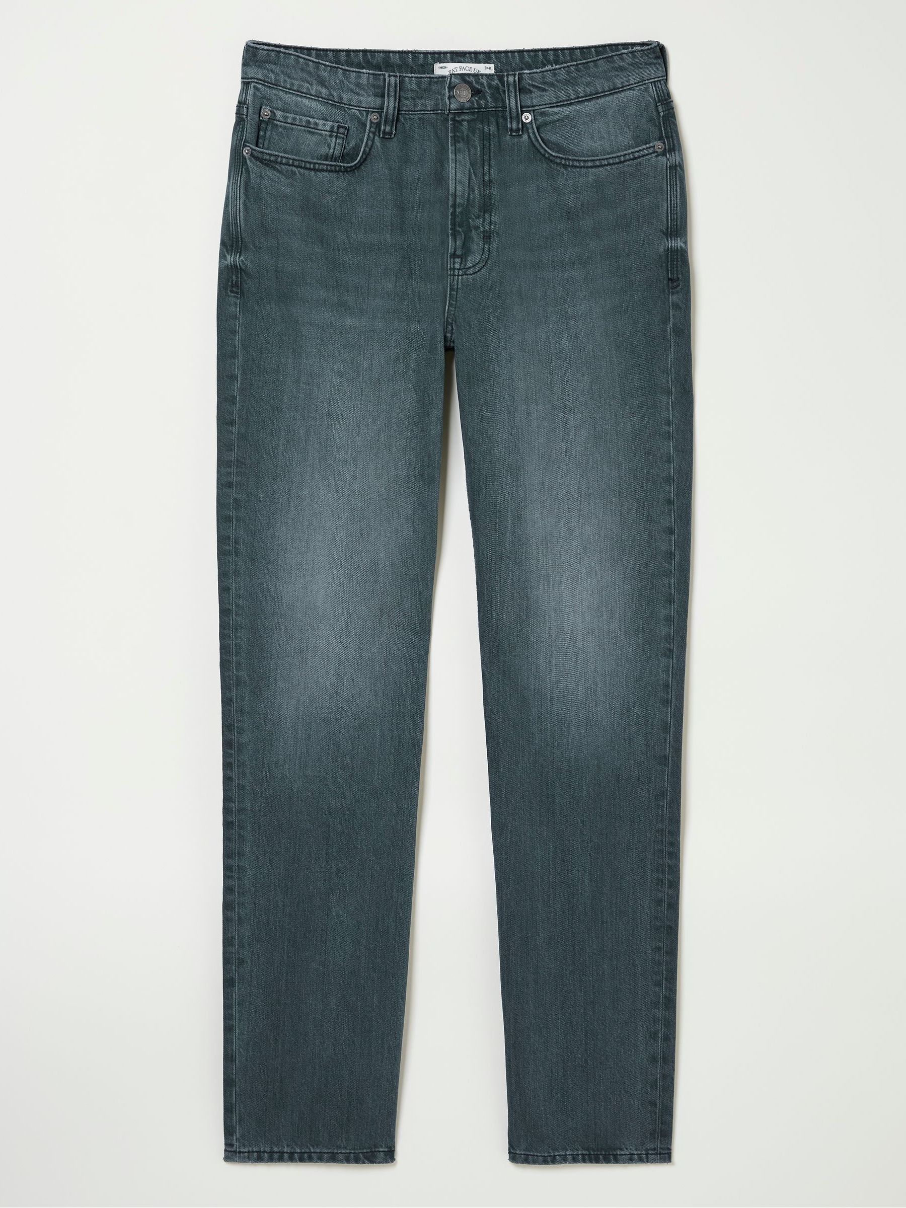 Dark Teal Blue Jeans - Image 5 of 5