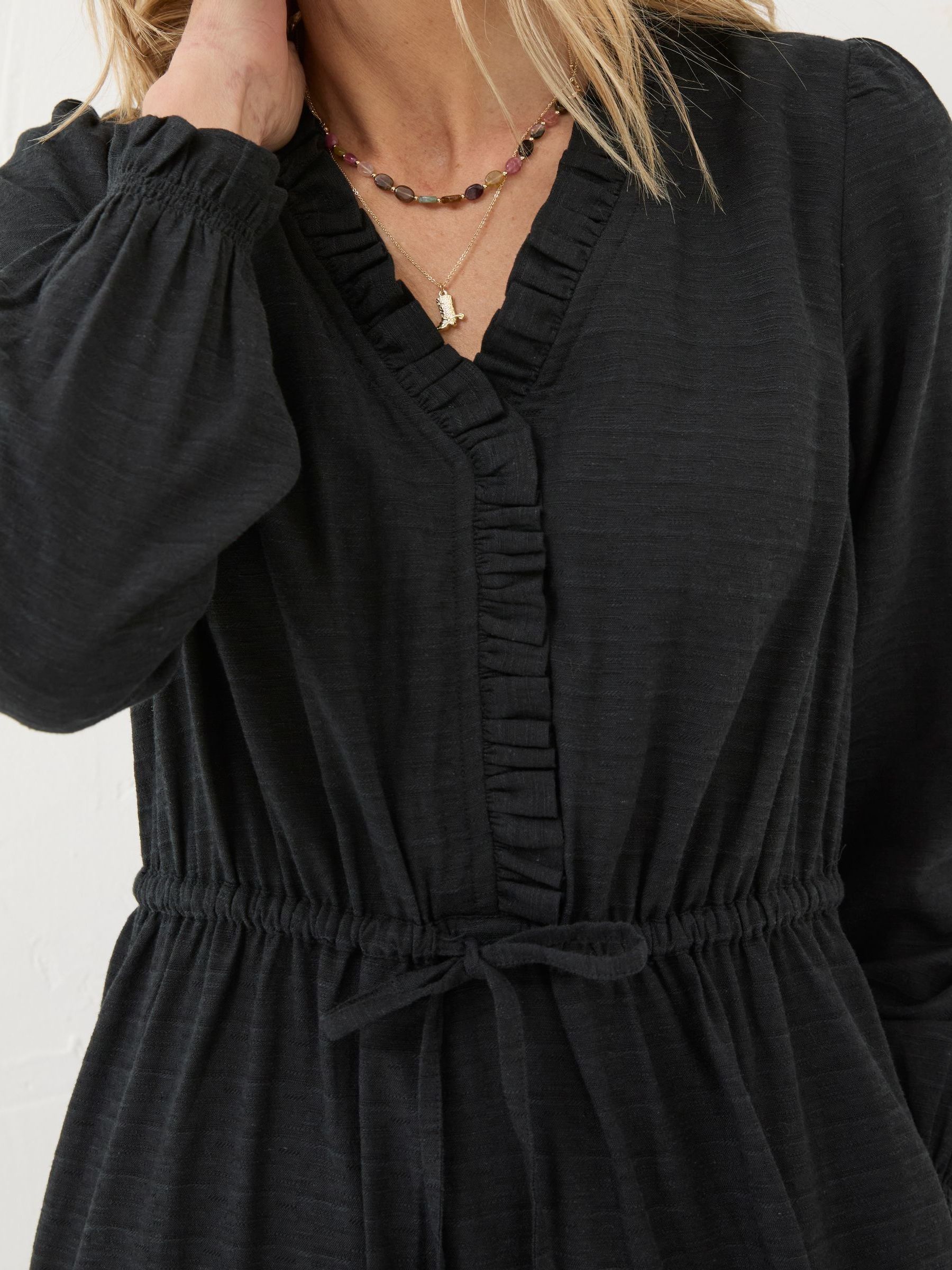 Dahlia Black Maxi Dress - Image 4 of 5