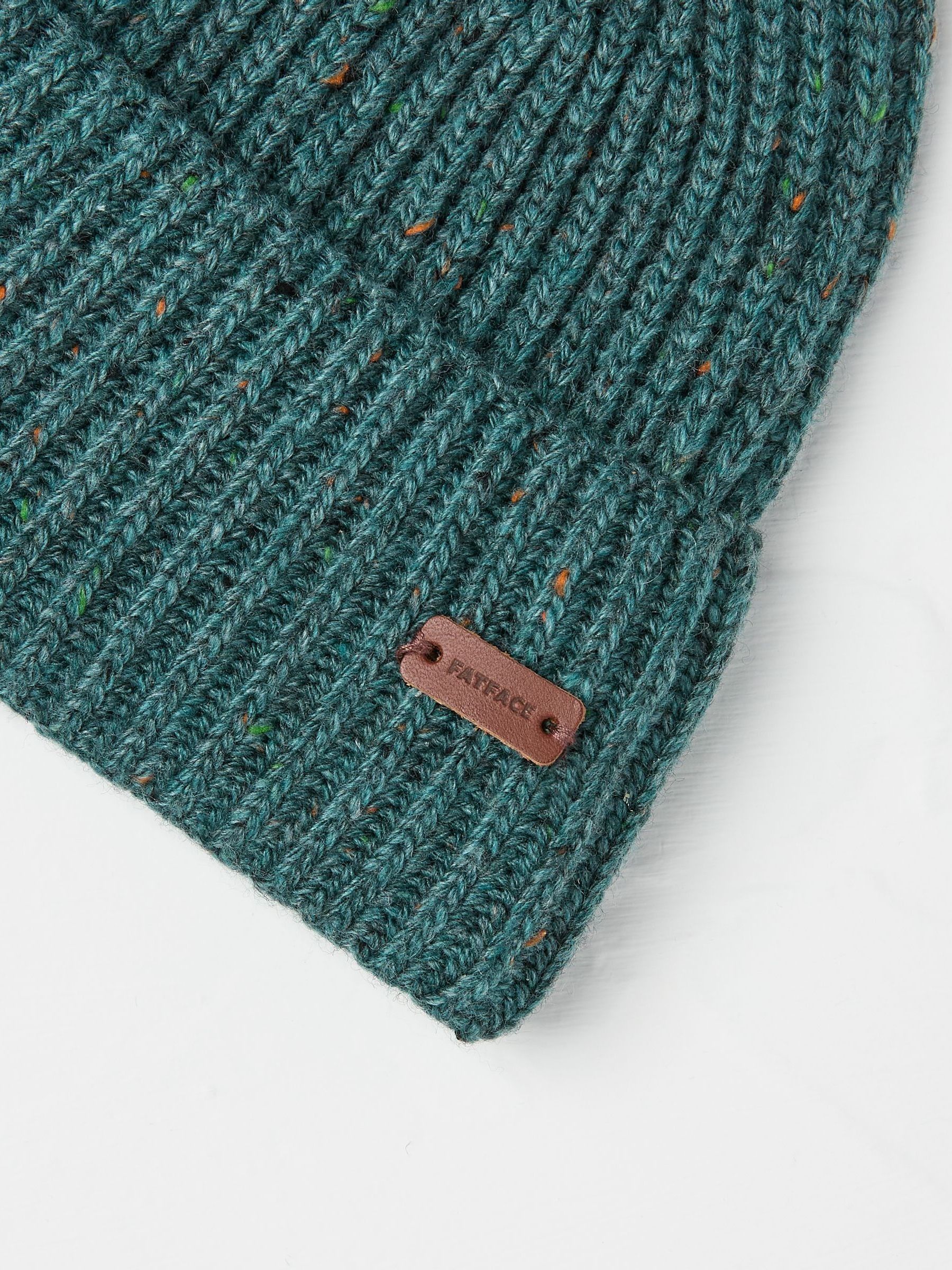 Teal Green Fisherman Beanie - Image 2 of 4