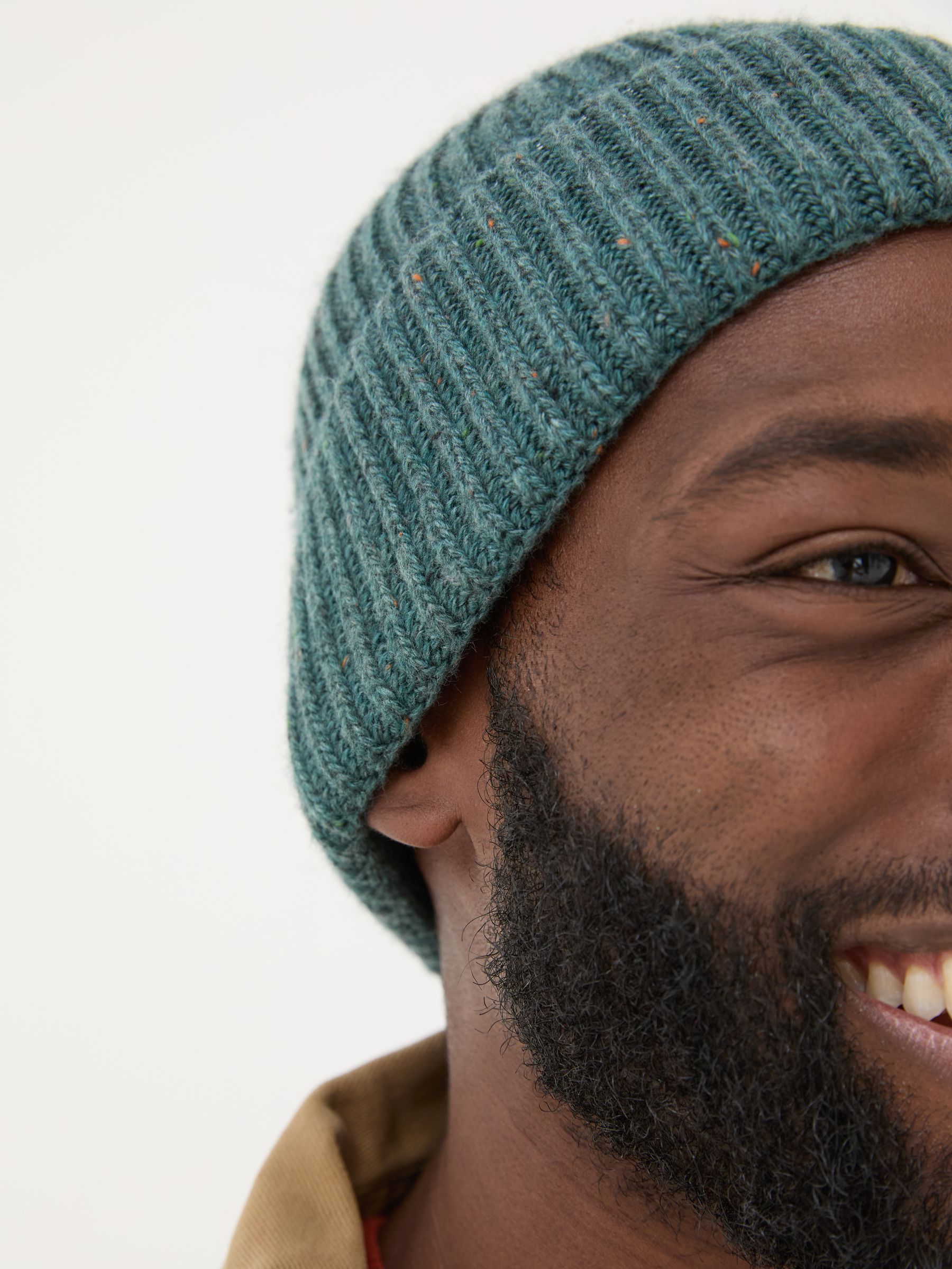 Teal Green Fisherman Beanie - Image 4 of 4