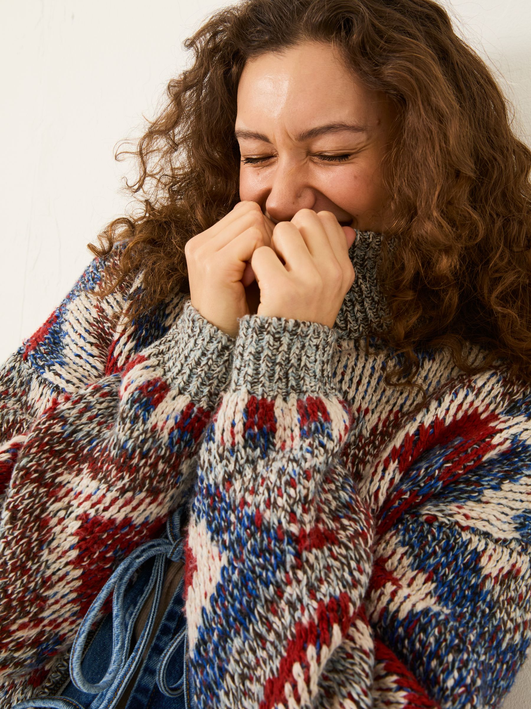 Multi Erin Knitted Zip Through Cardigan - Image 4 of 6