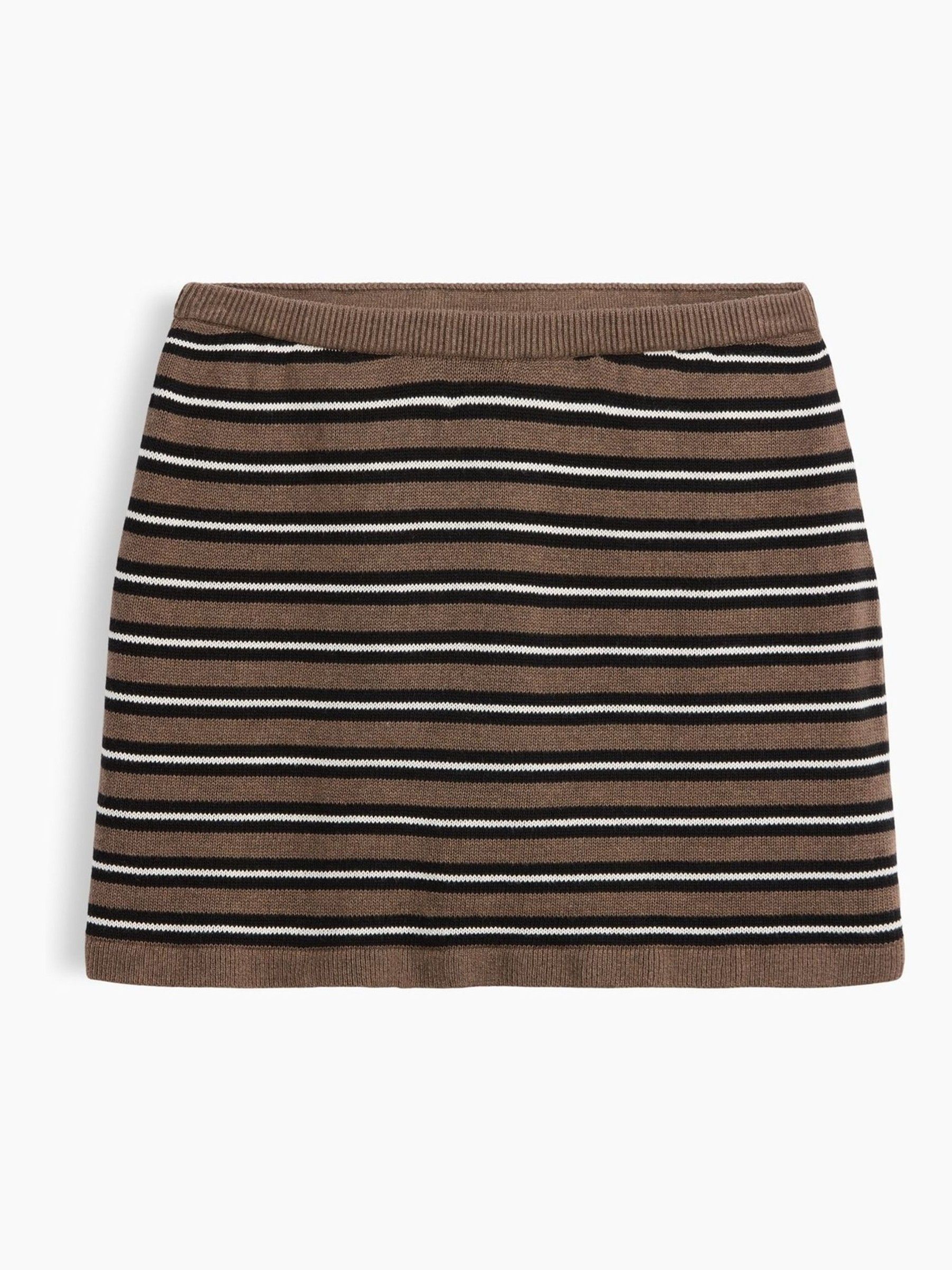 Brown Stripe Mini Knitted Skort - Image 2 of 2