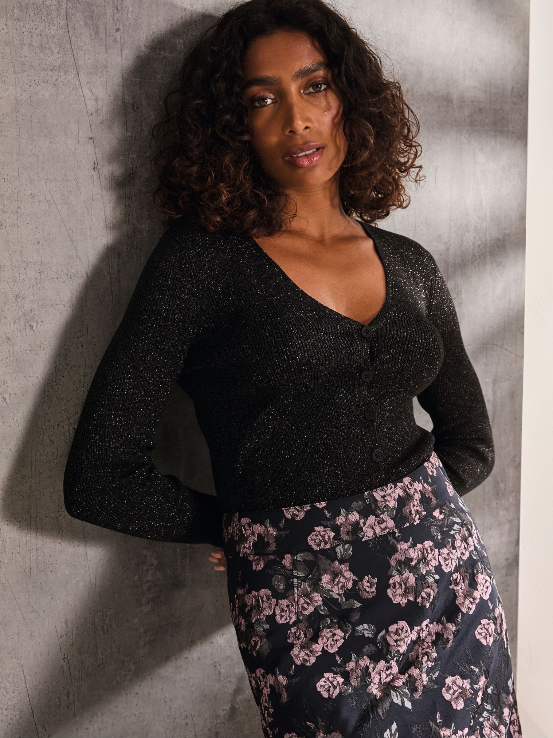 Black Corine Cardigan - Image 1 of 5