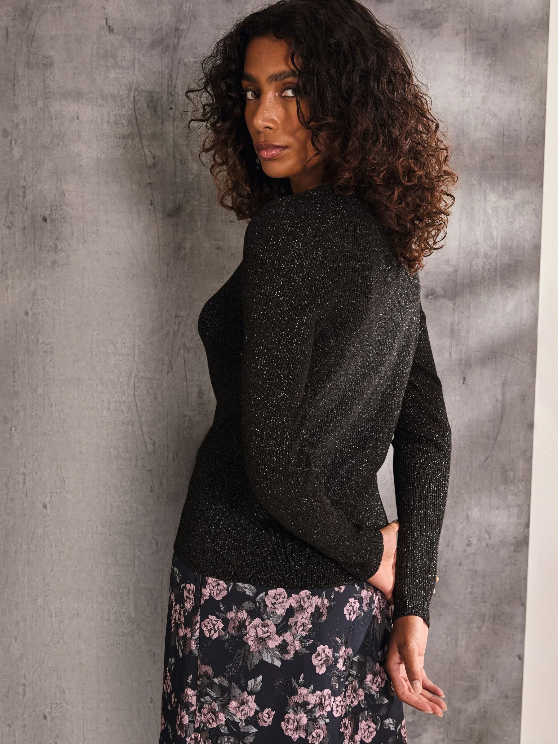 Black Corine Cardigan - Image 2 of 5