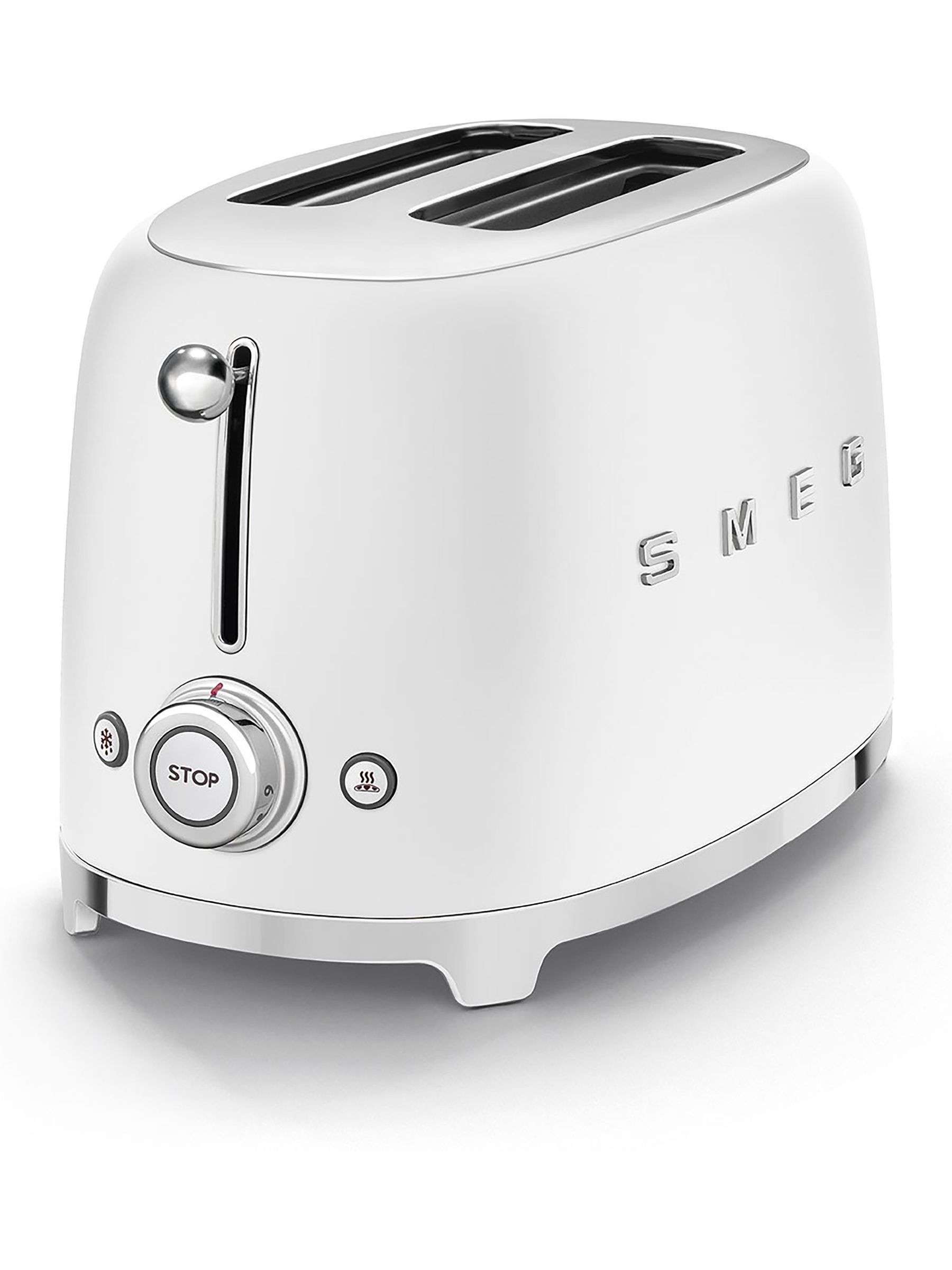 White Matt 2 Slice Toaster - Image 3 of 7