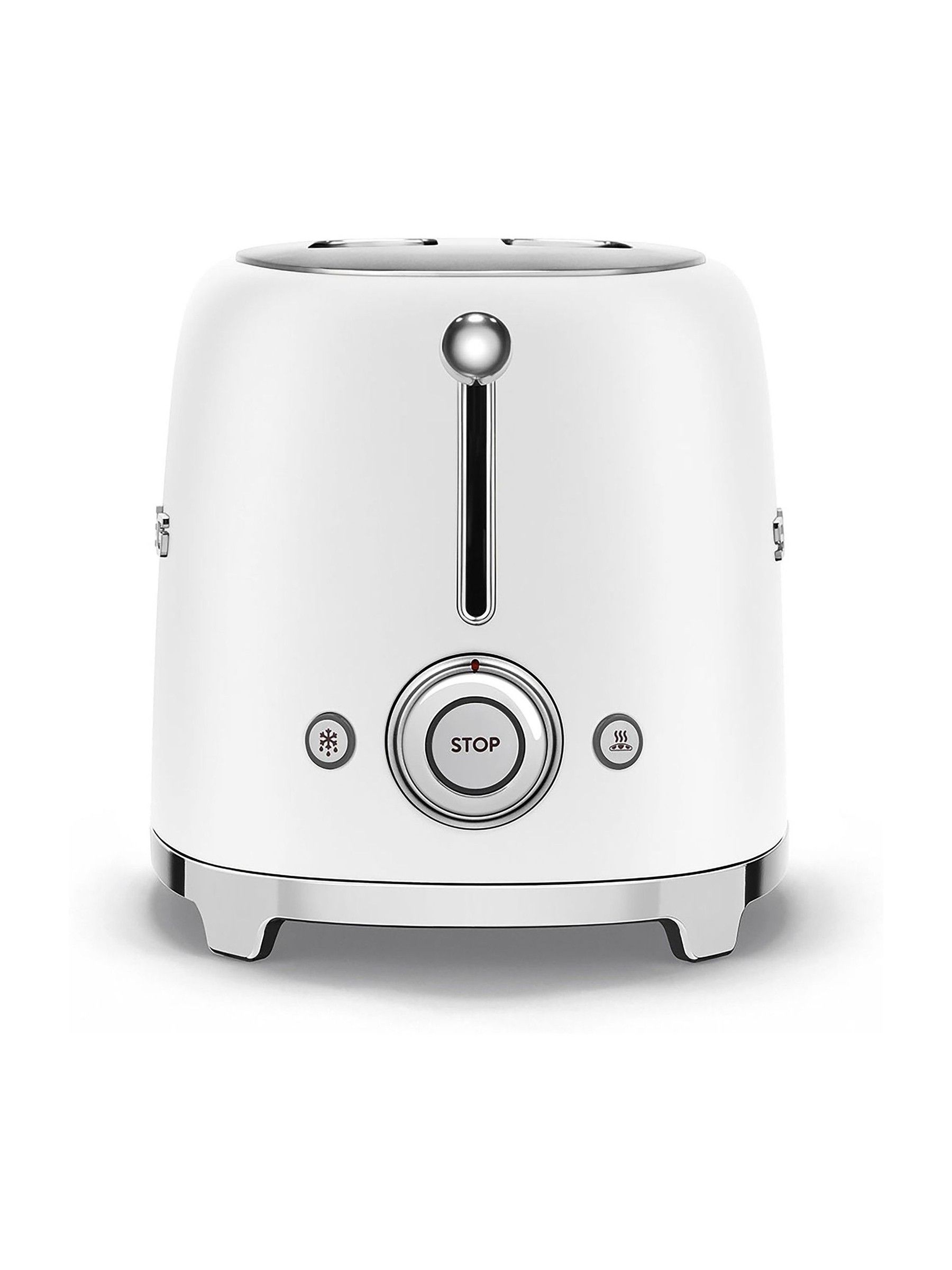 White Matt 2 Slice Toaster - Image 4 of 7