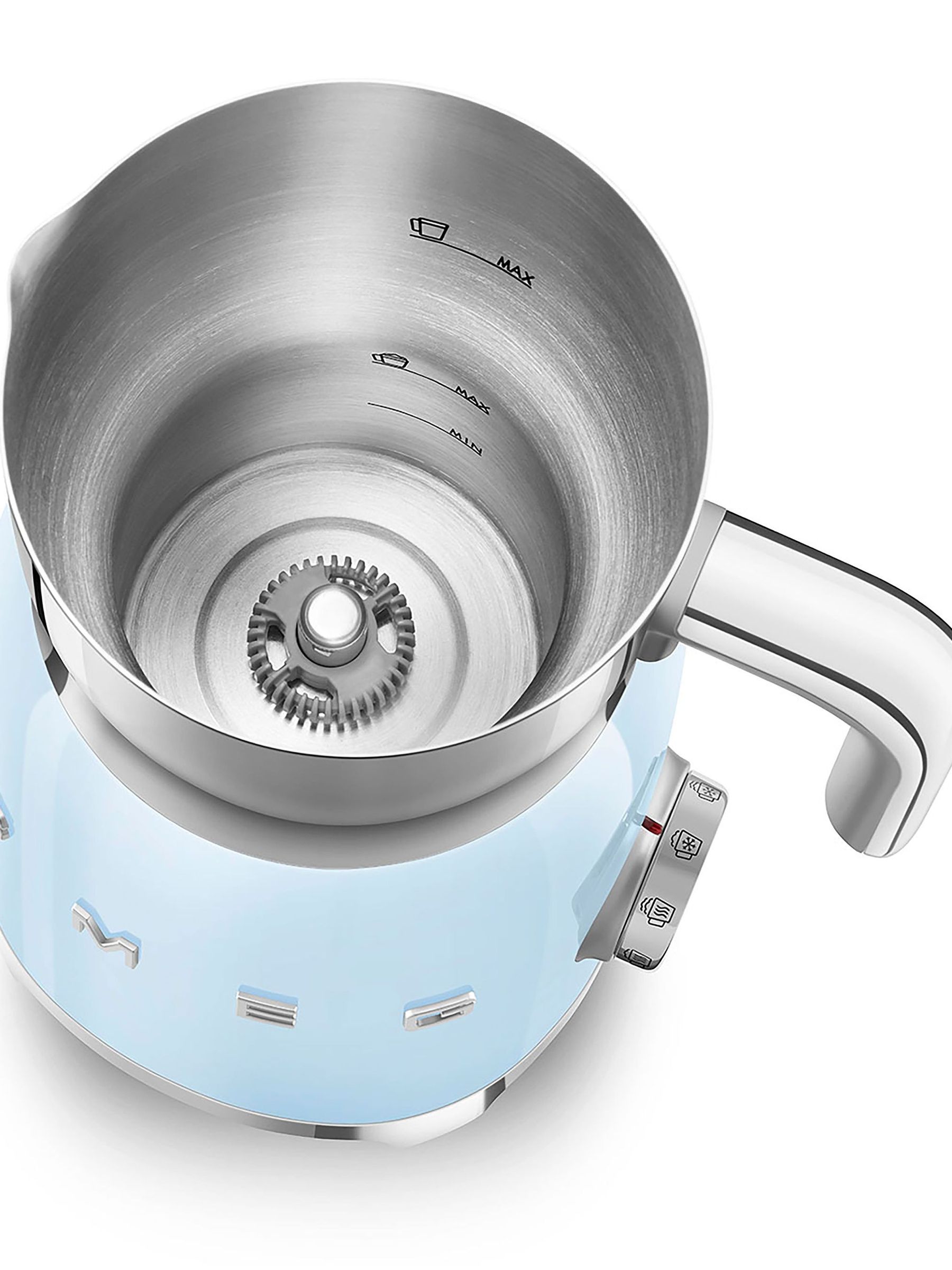 Smeg Pastel Blue Electric Milk Frother - Image 5 of 9