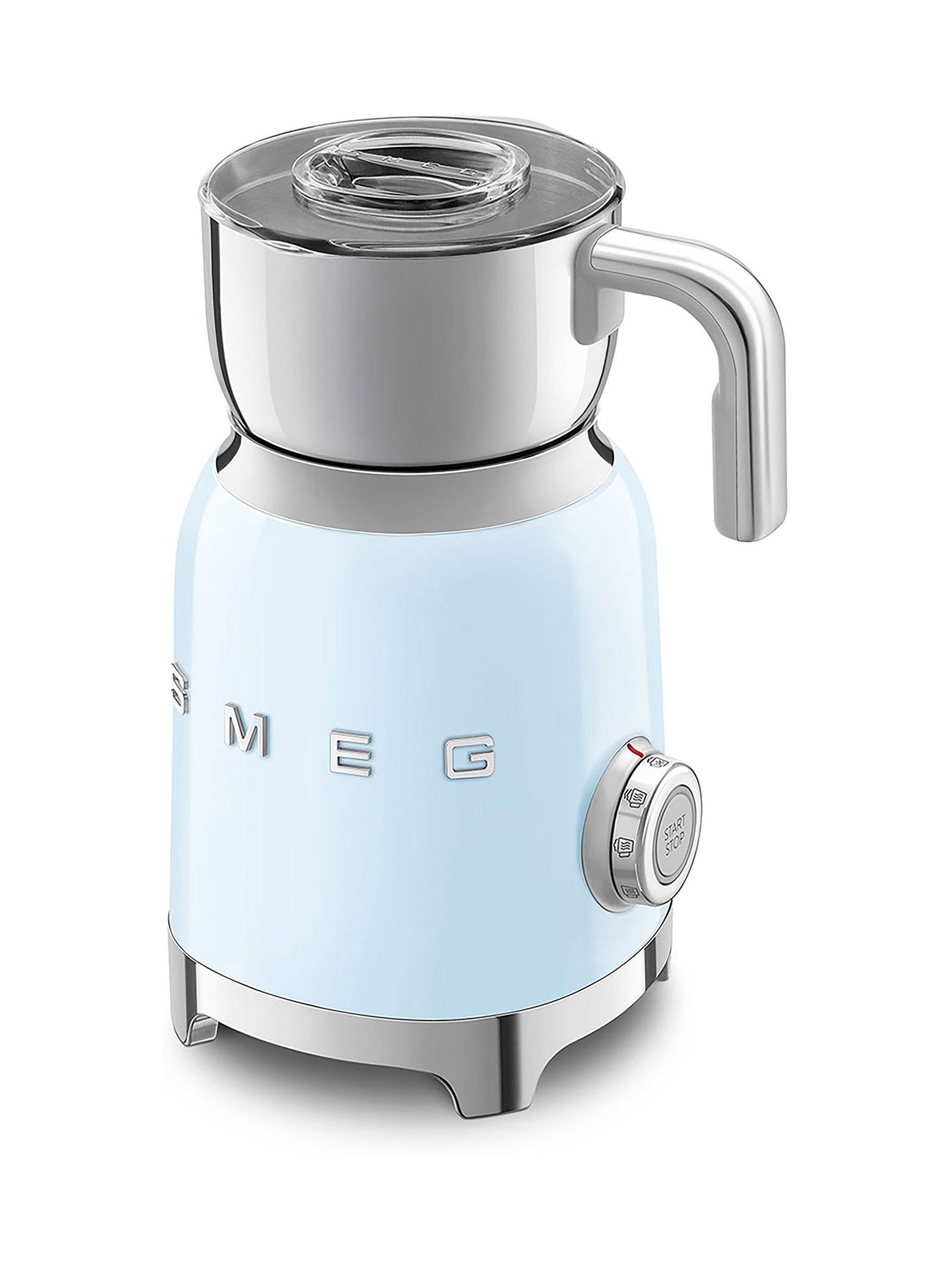 Smeg Pastel Blue Electric Milk Frother - Image 6 of 9