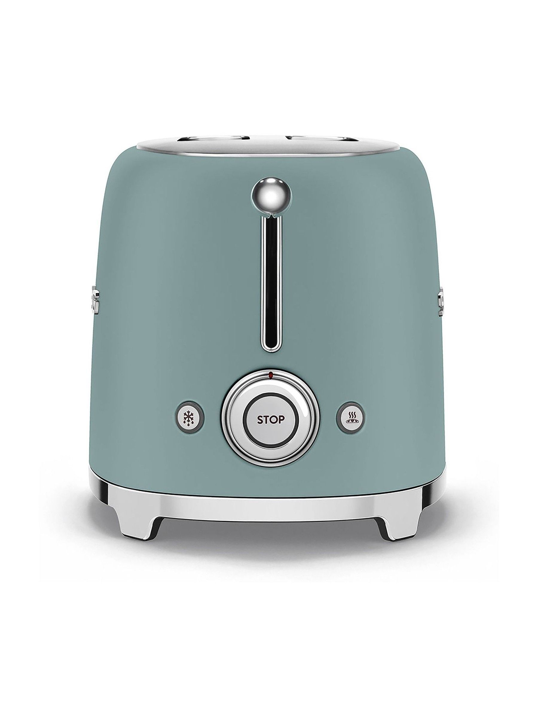 Emerald Green Matt 2 Slice Toaster - Image 5 of 8