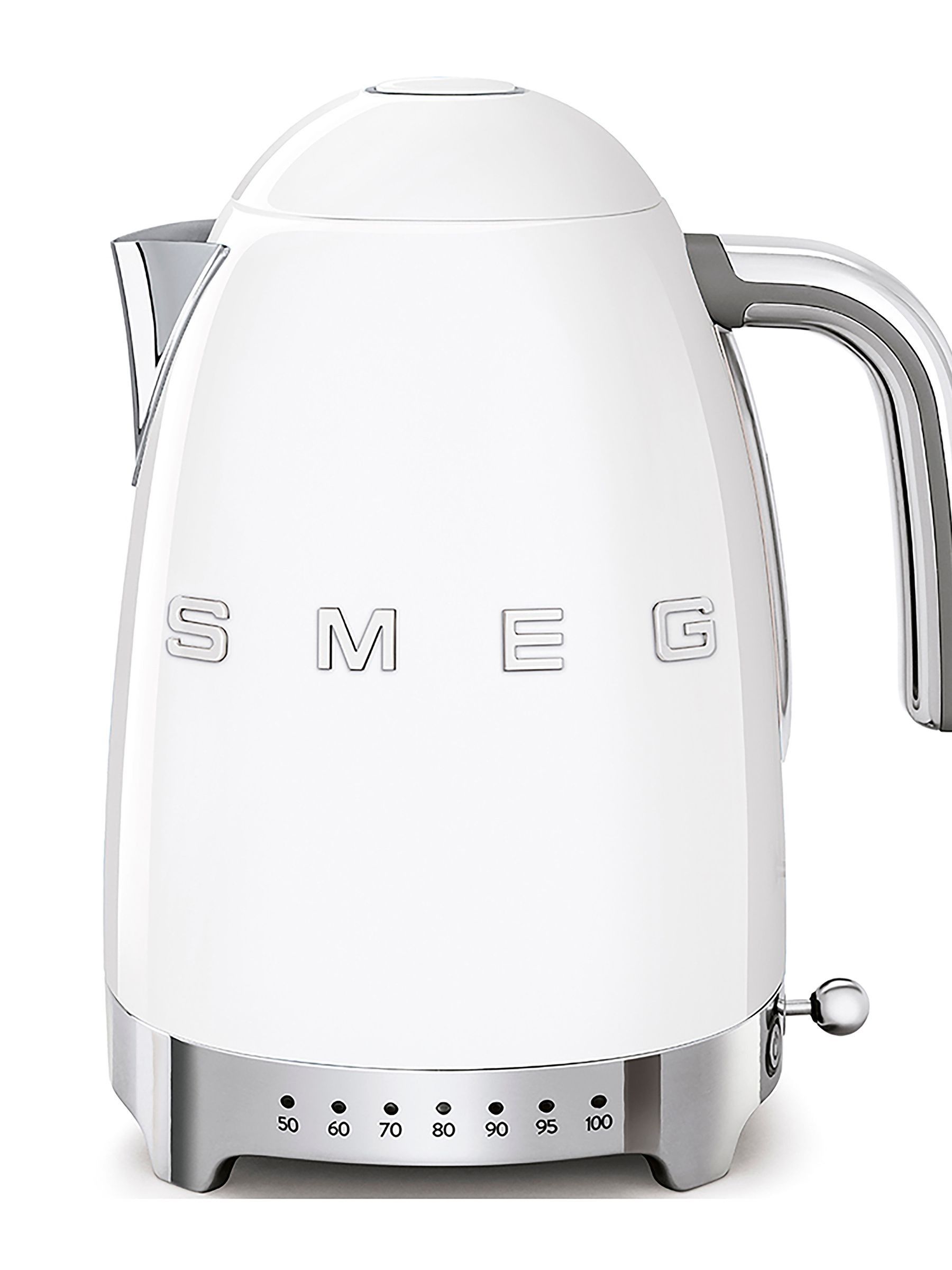 Smeg White Temperature Controlled Kettle 1.7 Litre - Image 1 of 5 Smeg White Temperature Controlled Kettle 1.7 Litre - Image 1 of 5