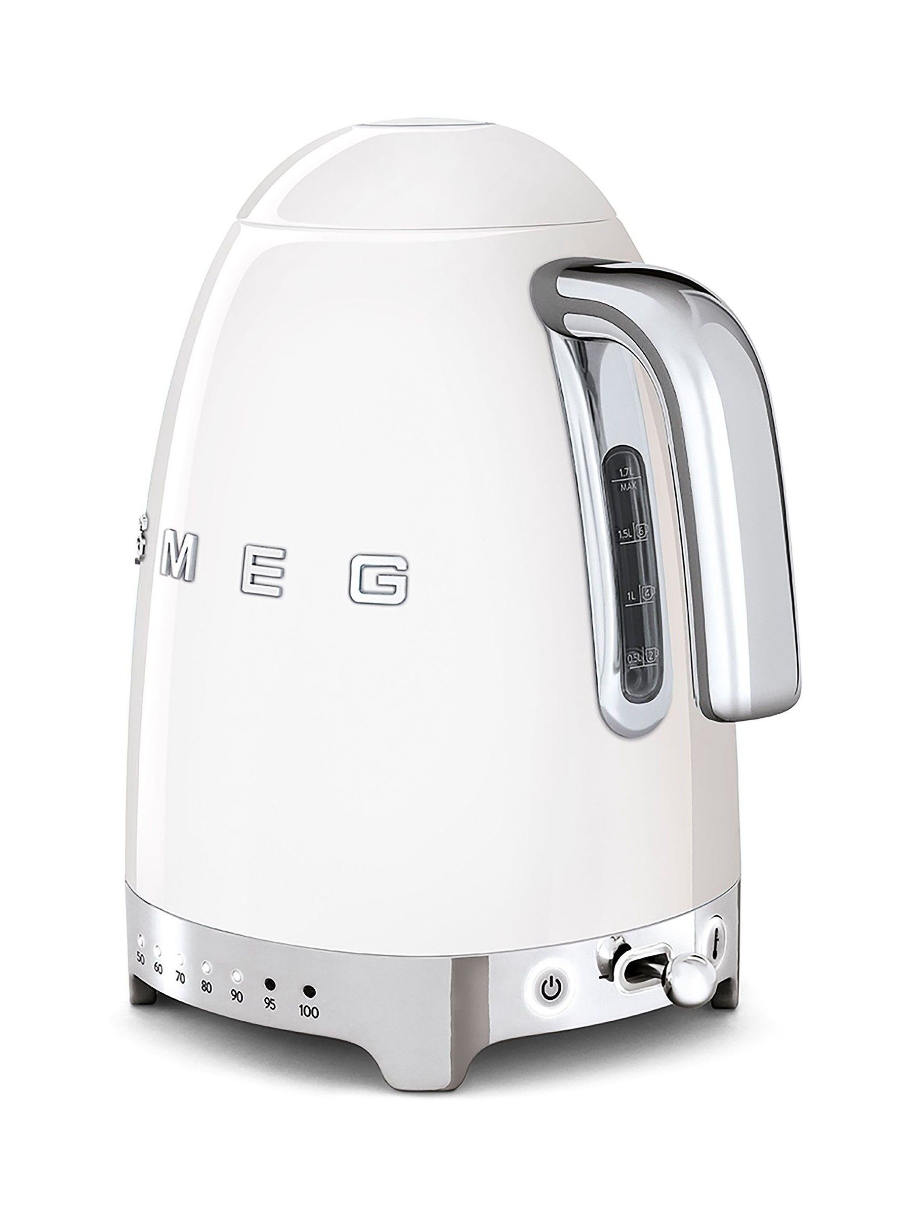 Smeg White Temperature Controlled Kettle 1.7 Litre - Image 3 of 5