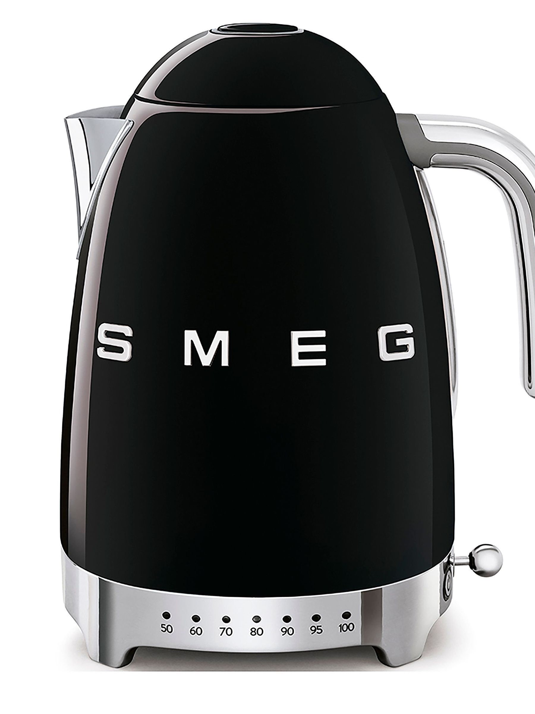 Smeg Black Temperature Controlled Kettle 1.7 Litre - Image 3 of 8