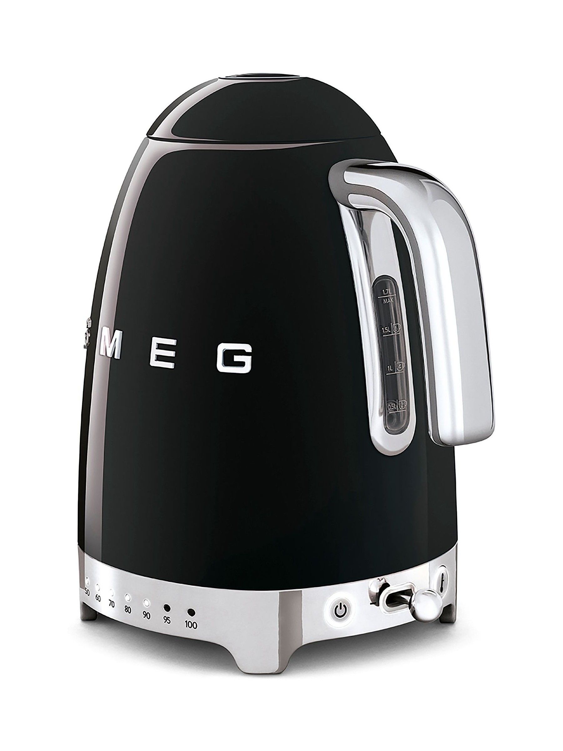 Smeg Black Temperature Controlled Kettle 1.7 Litre - Image 5 of 8