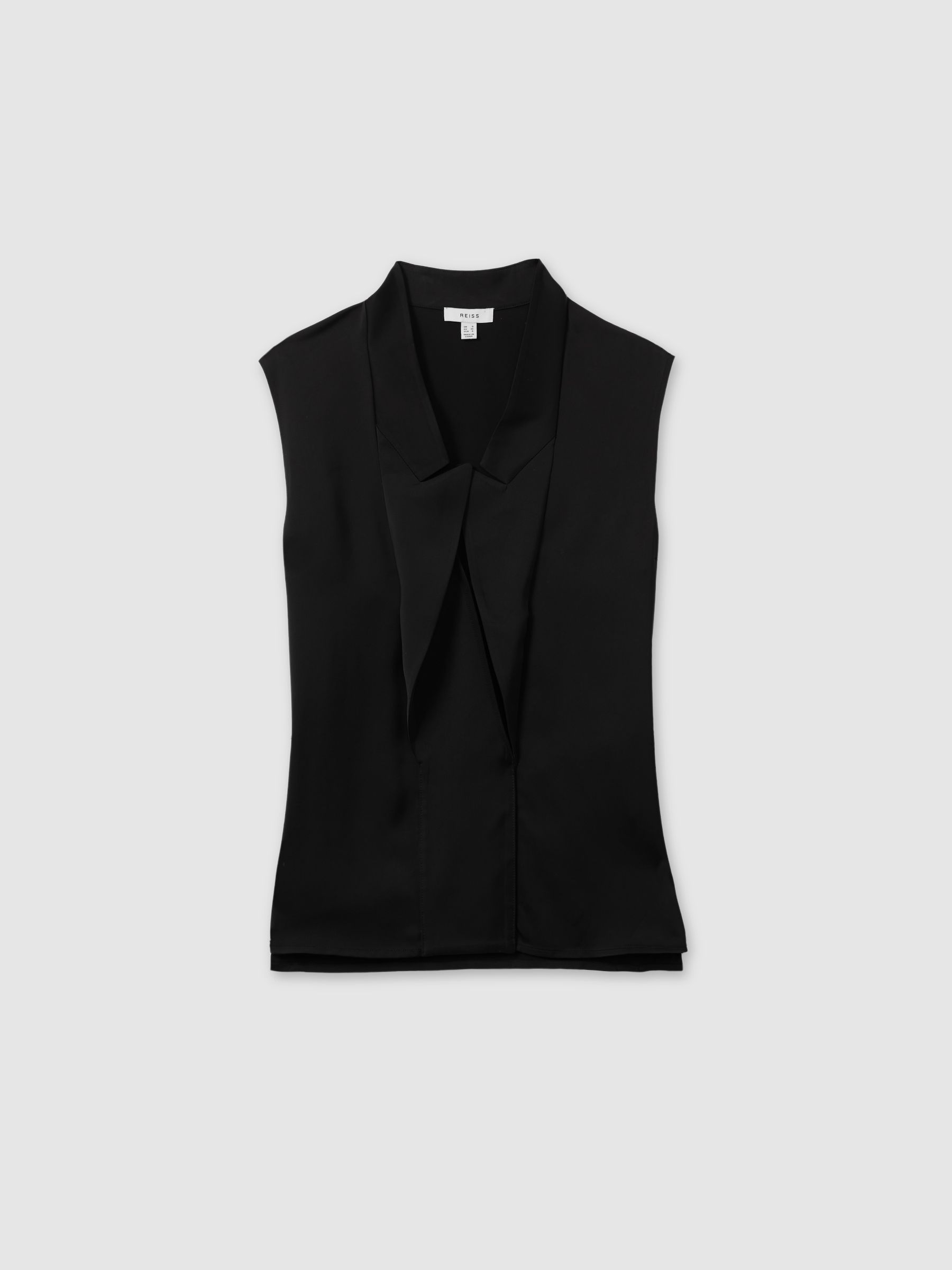 Relaxed Tux Top in Black - Image 2 of 5