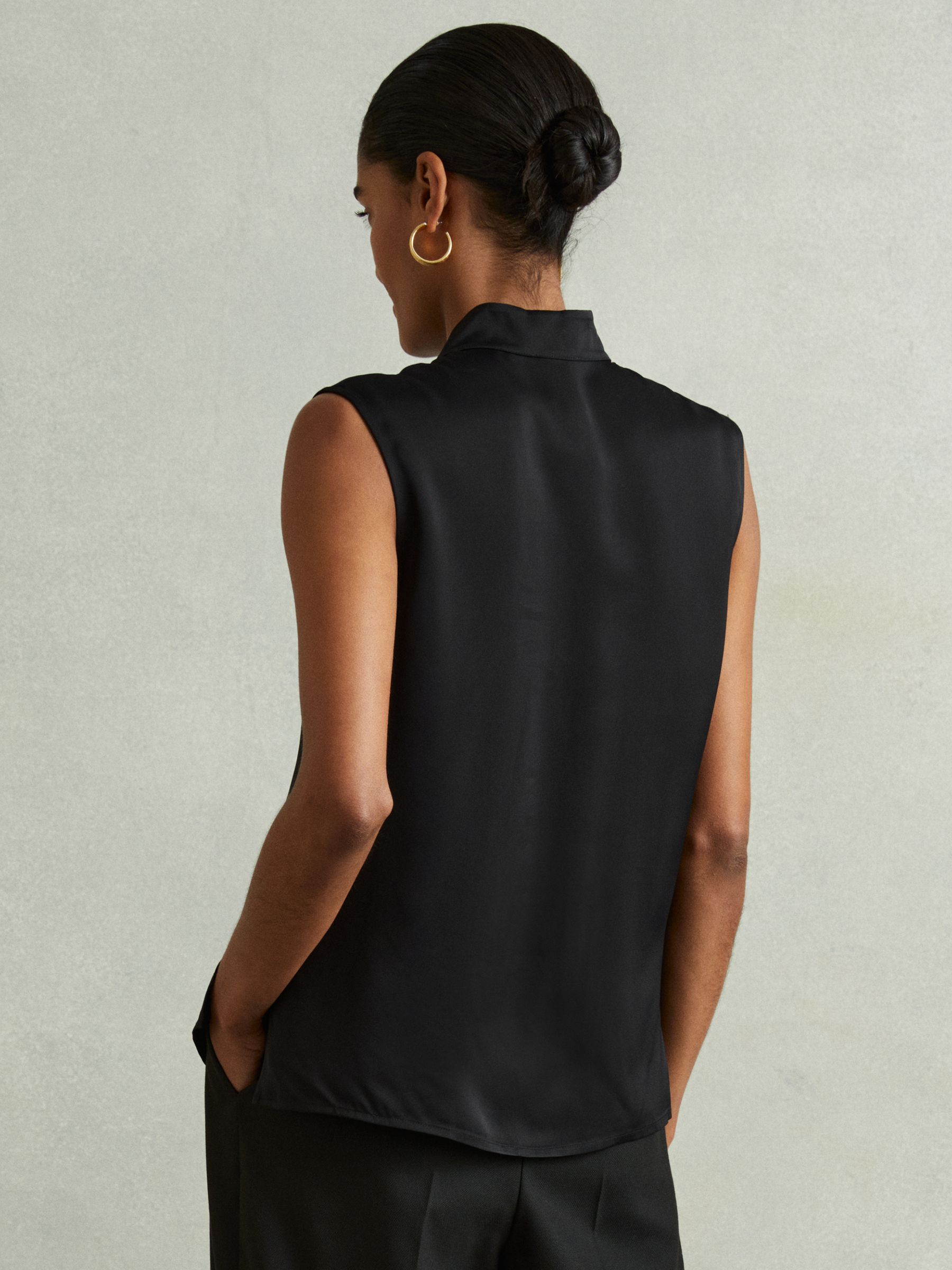 Relaxed Tux Top in Black - Image 4 of 5