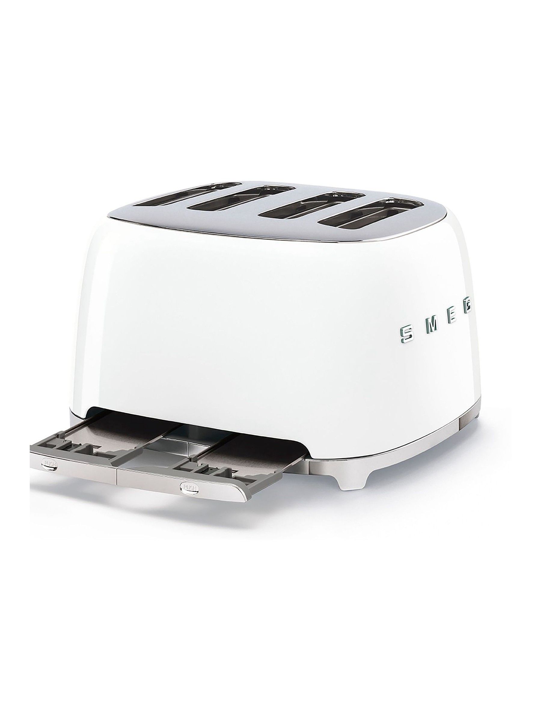 Smeg White 4 Slice Toaster - Image 4 of 6