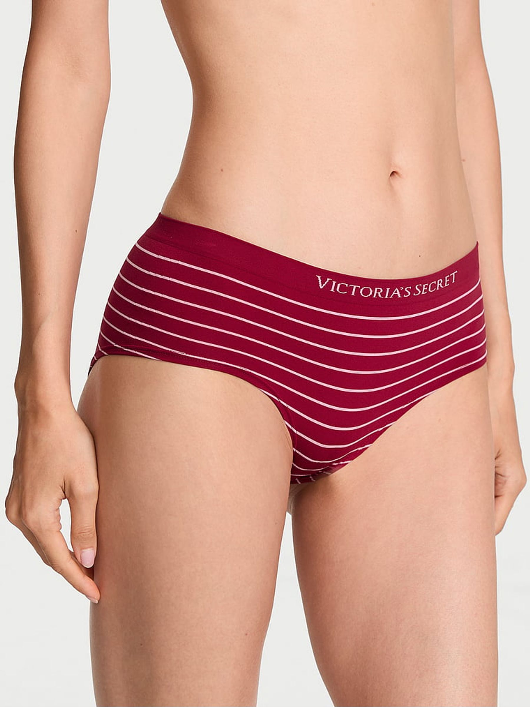 Red Lacquer Stripes Hipster Knickers - Image 1 of 2 Red Lacquer Stripes Hipster Knickers - Image 1 of 2