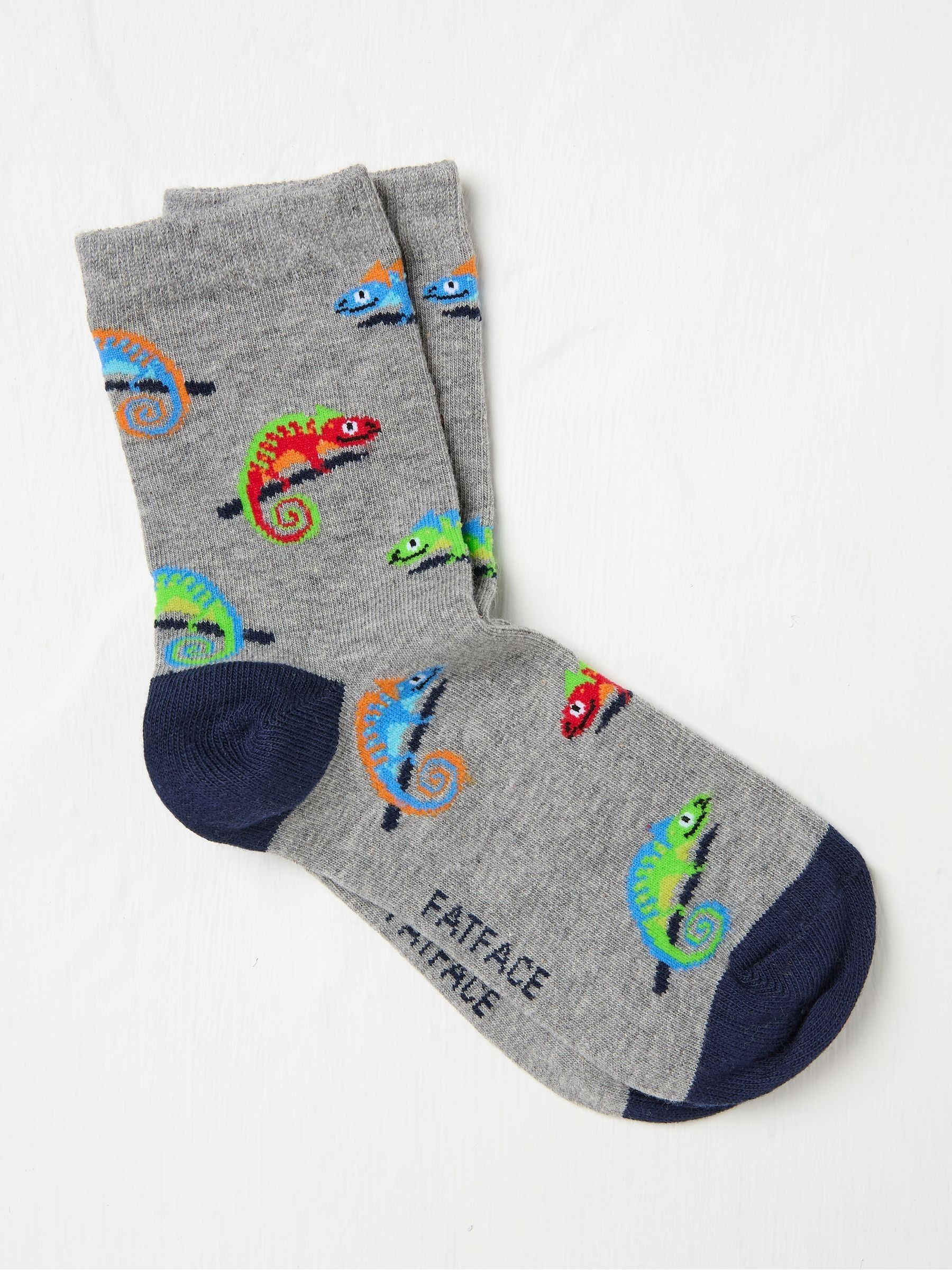 Grey Chameleon Socks 1 Pack - Image 1 of 2