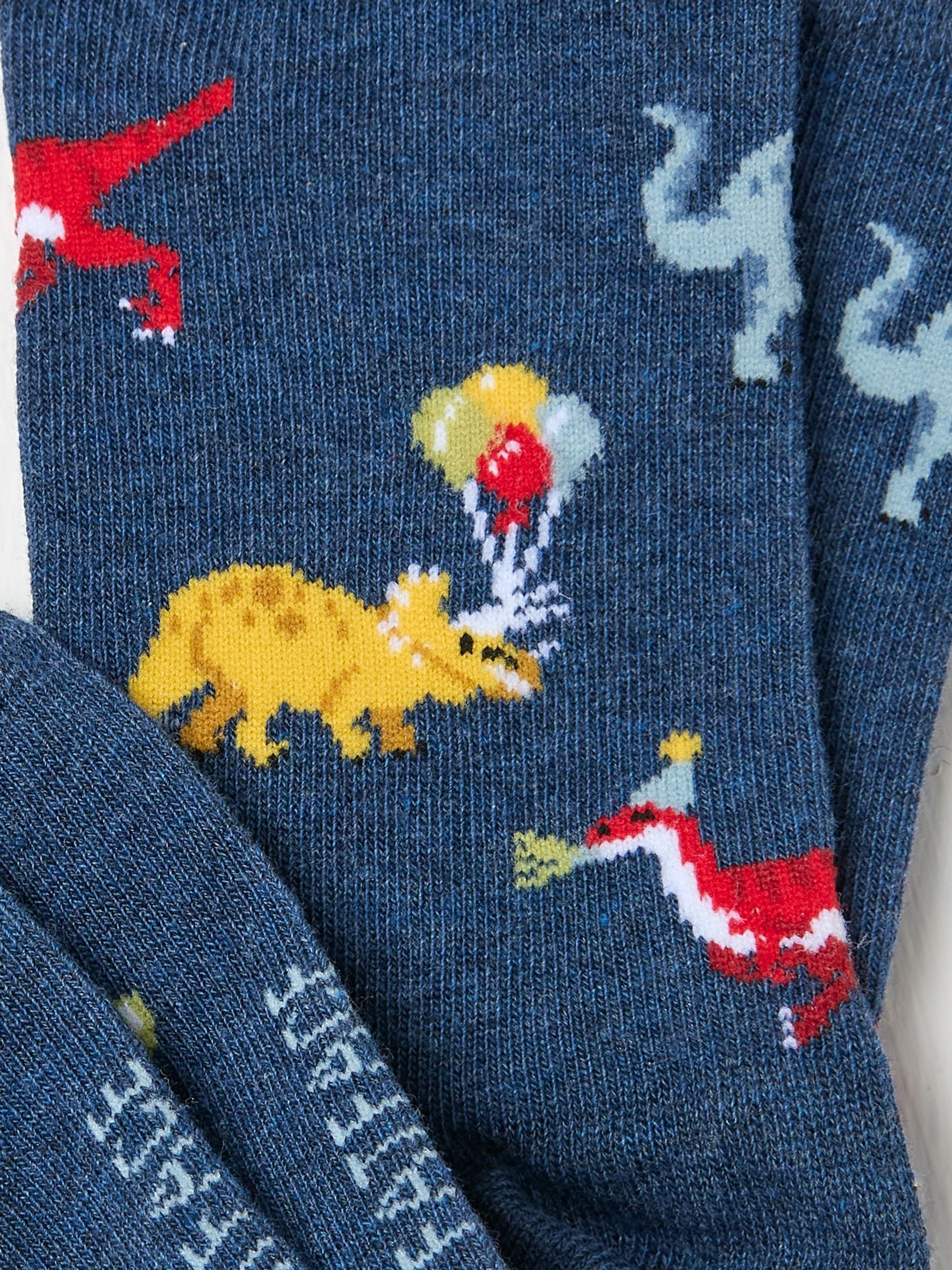 Blue Kids Socks 1 Pack - Image 2 of 2 Blue Kids Socks 1 Pack - Image 2 of 2