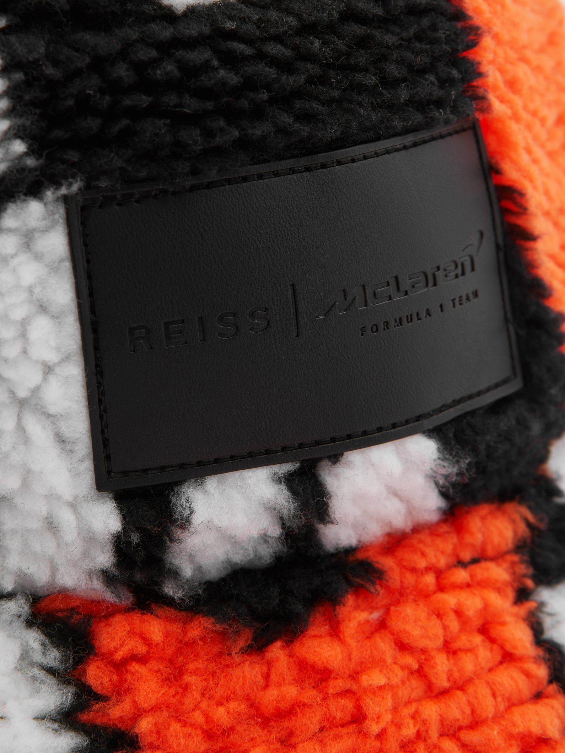 McLaren F1 Fleece Bucket Hat in Black/Papaya - Image 3 of 3