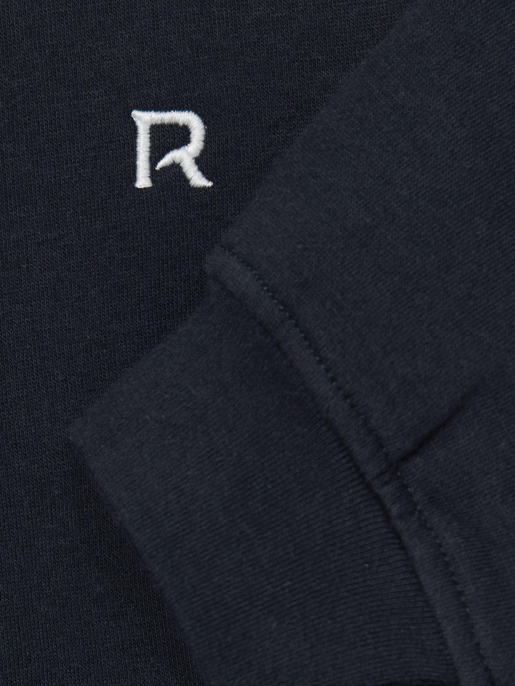 3-9 yrs Cotton-Blend Sweatshirt and Joggers Set in Navy - Image 4 of 4