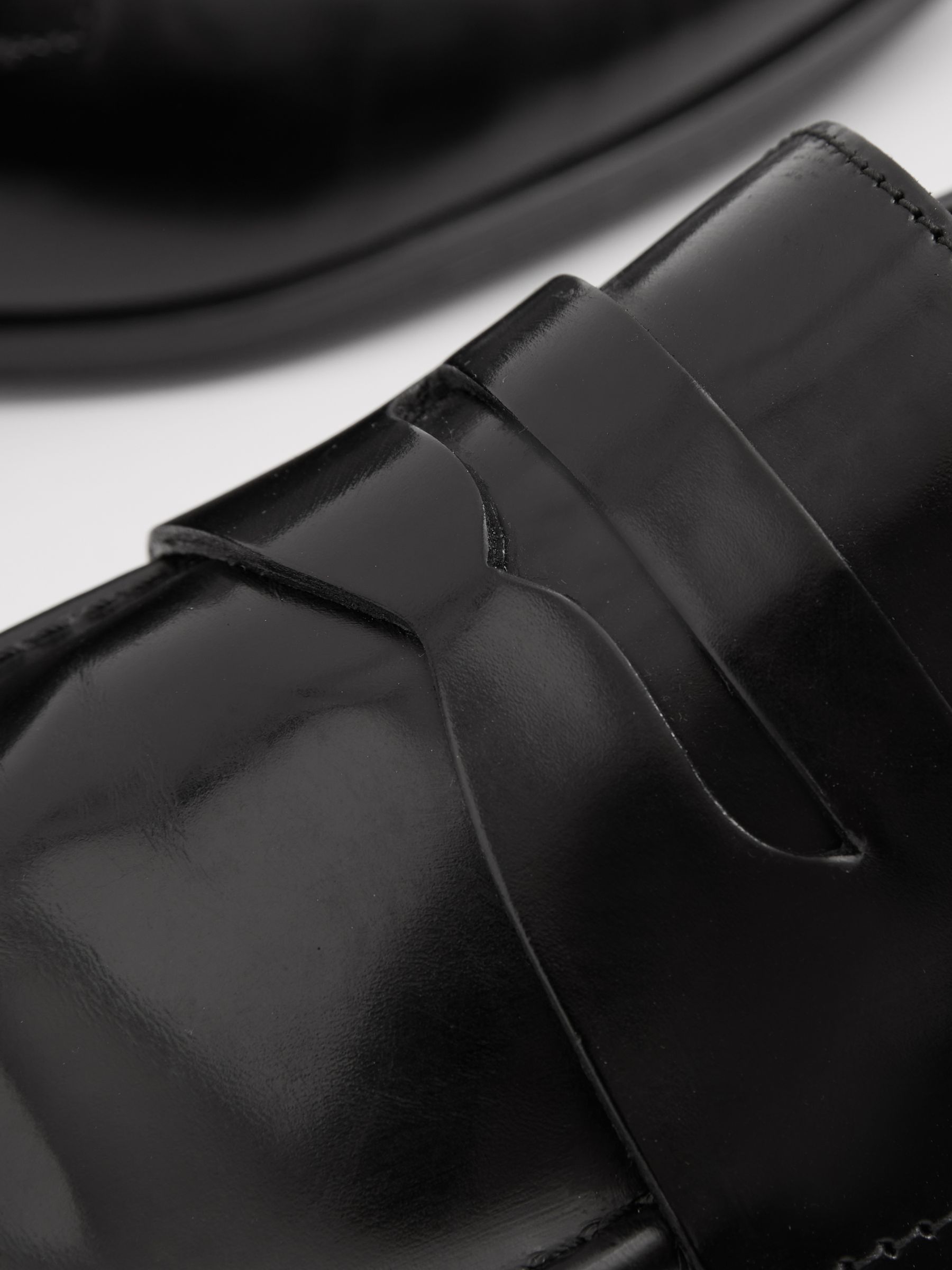 Patent Leather Saddle Loafers in Black - Image 5 of 6