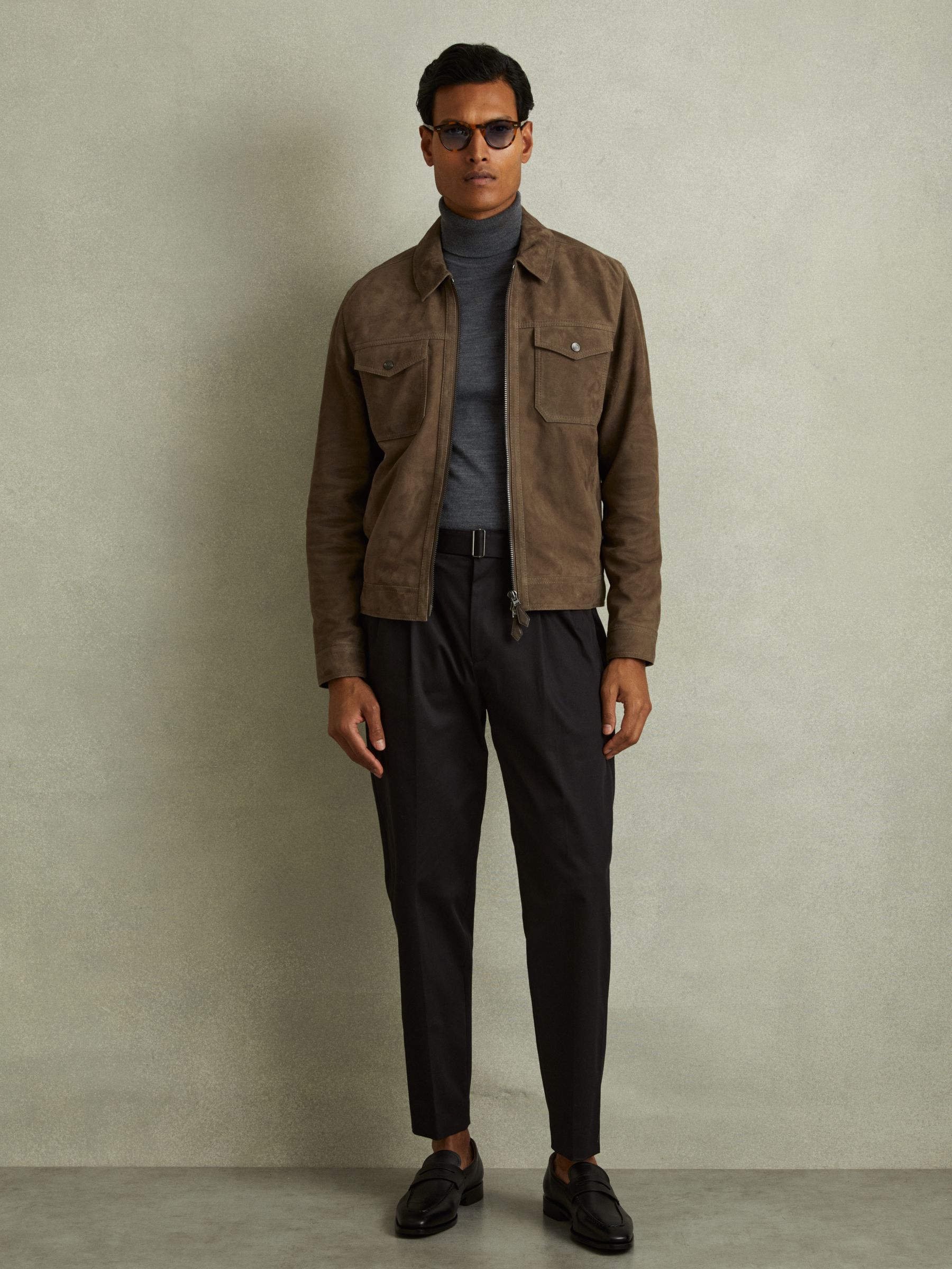 Patent Leather Saddle Loafers in Black - Image 6 of 6