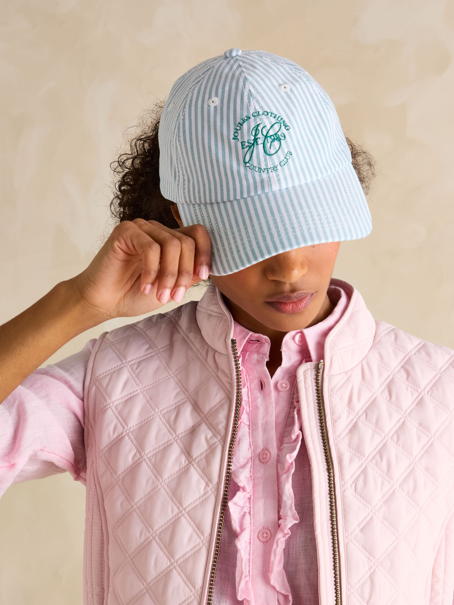 Daley Green Stripe Cap - Image 3 of 7