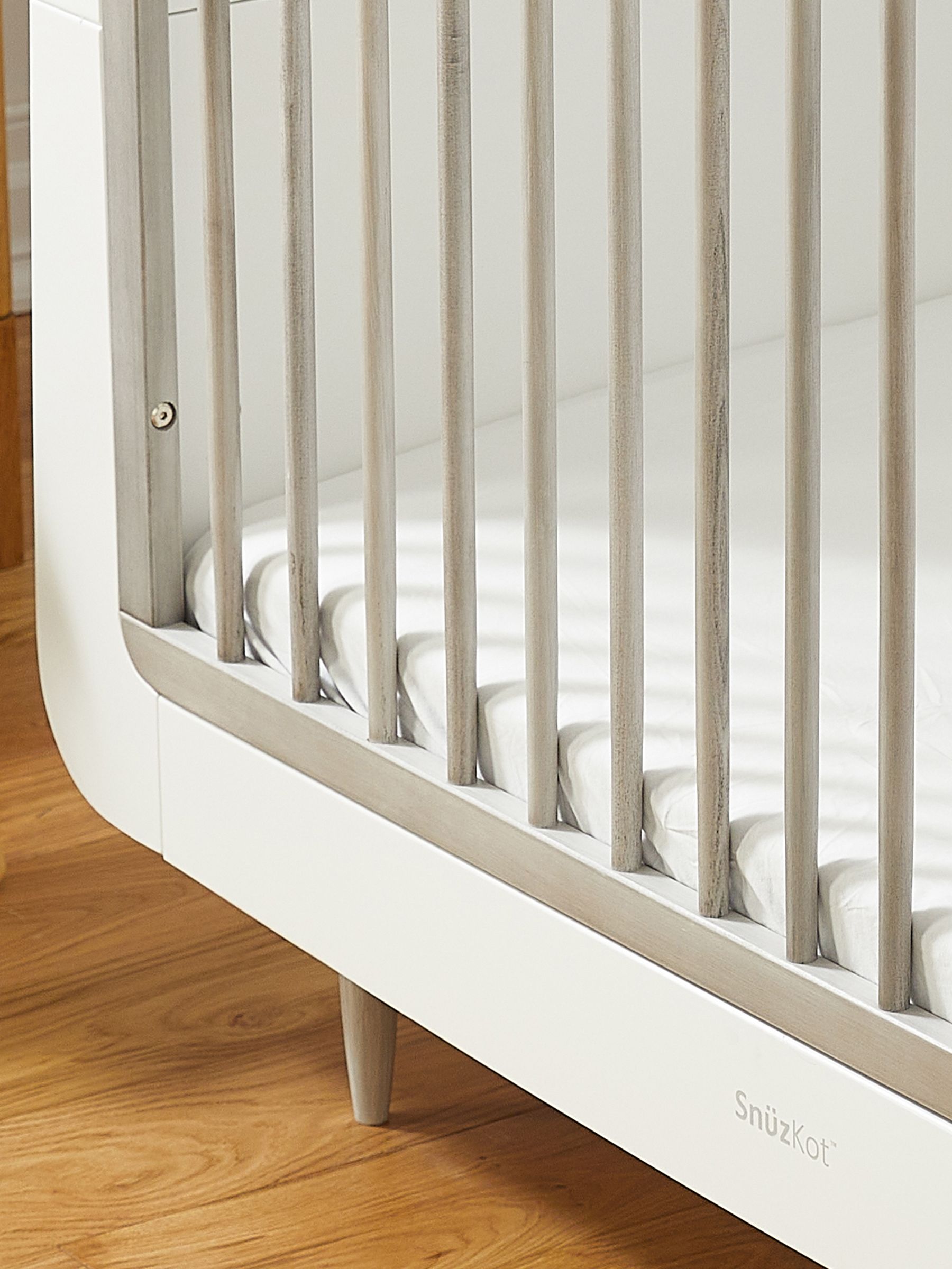 Snuz Silver Birch SnuzKot The Natural Edit Cot Bed - Image 2 of 8