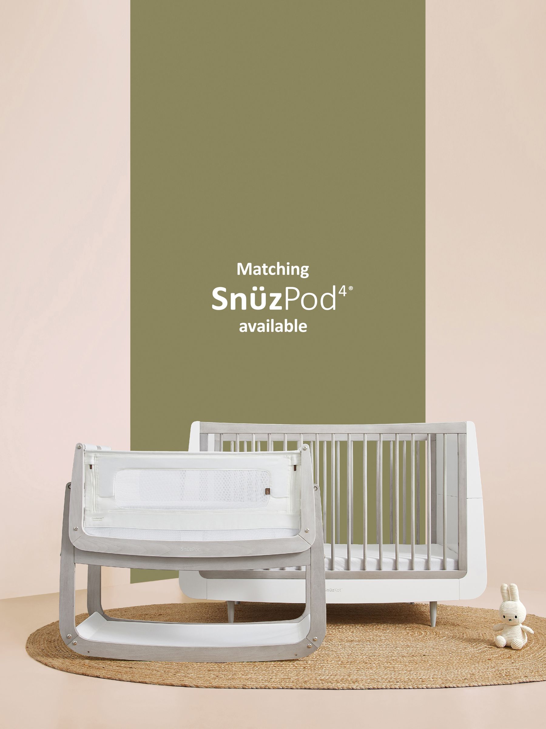 Snuz Silver Birch SnuzKot The Natural Edit Cot Bed - Image 7 of 8
