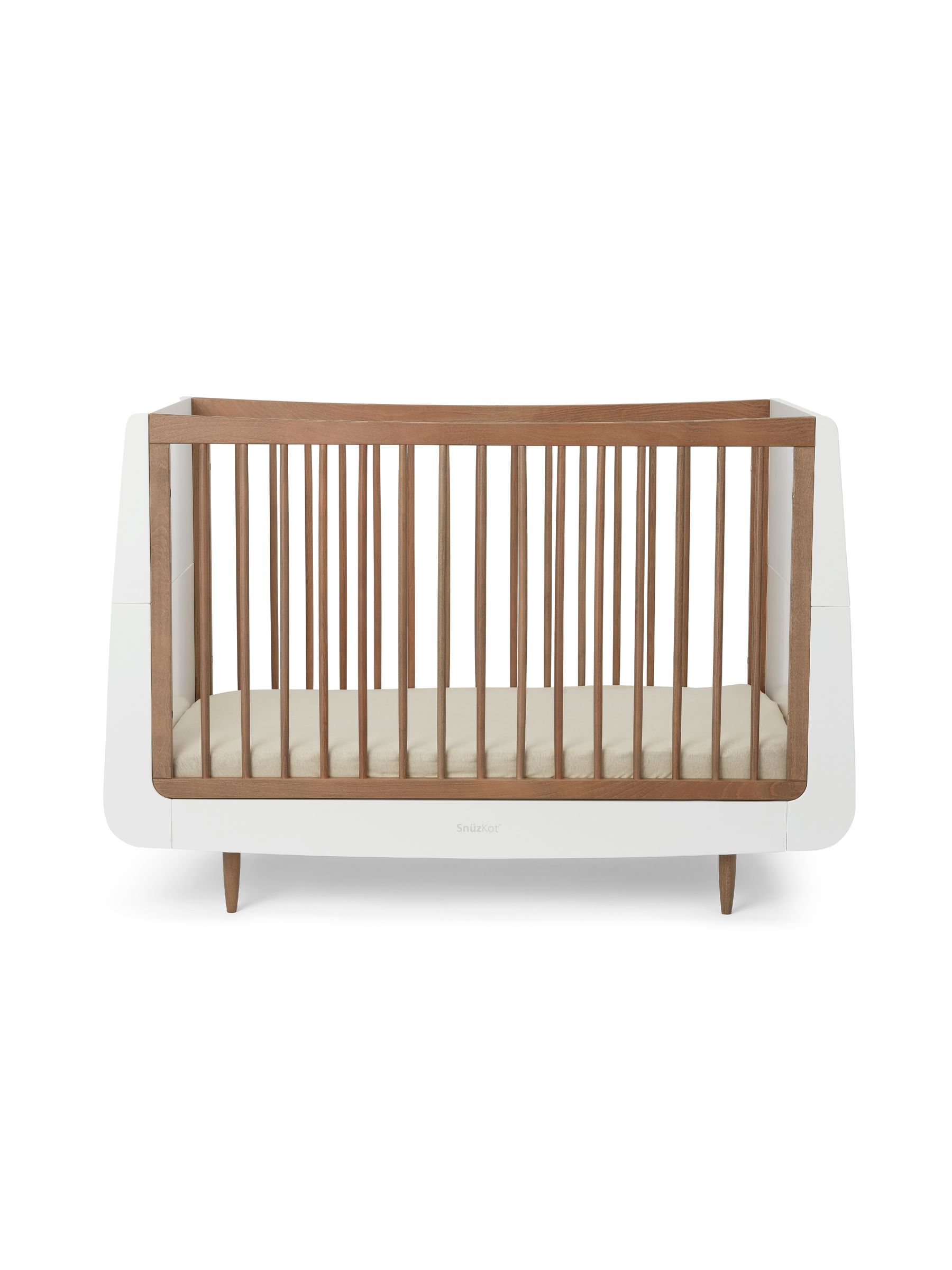 Snuz Walnut SnuzKot Skandi The Natural Edit Cot Bed - Image 5 of 8