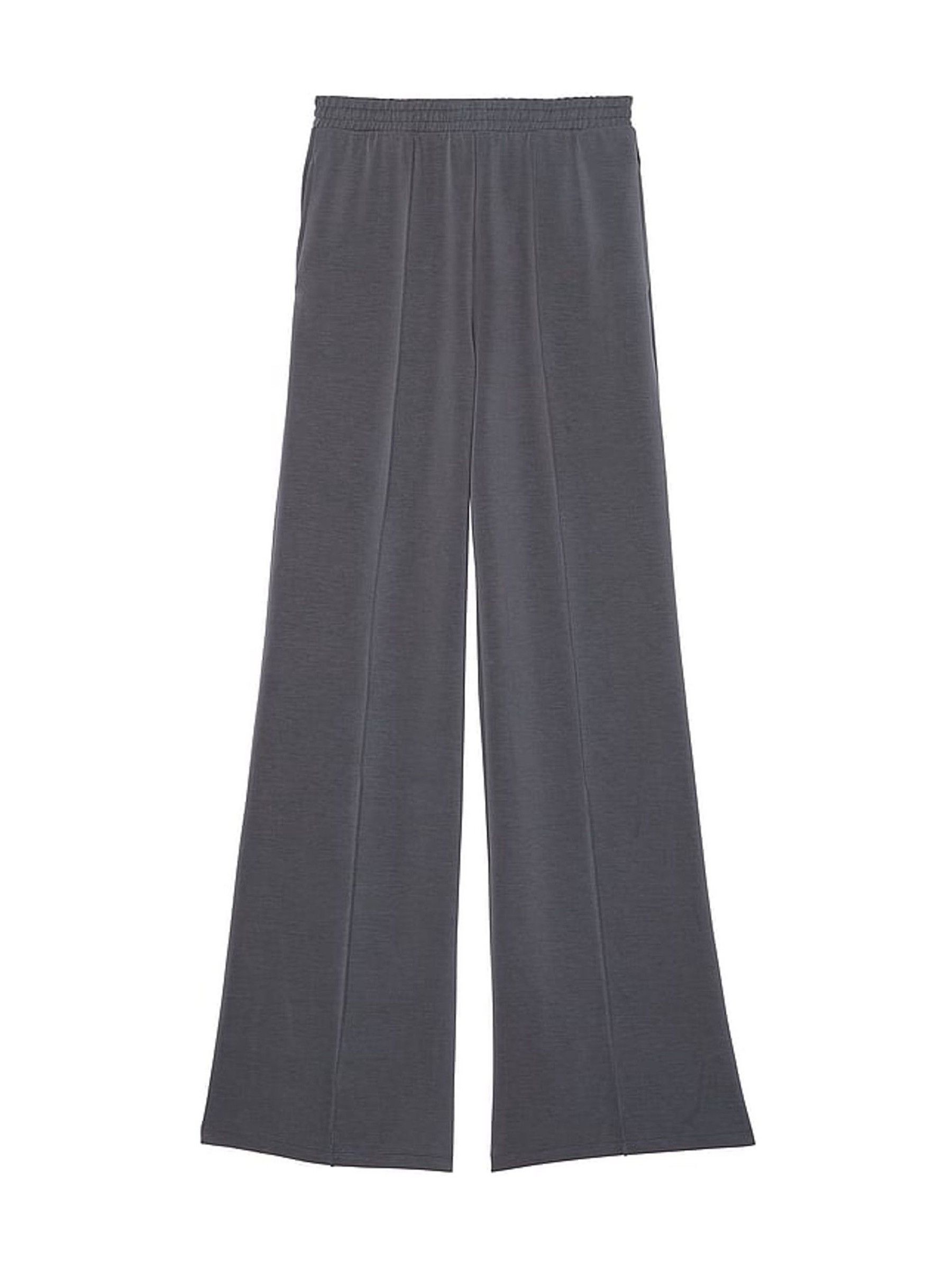 Pure Black Modal Wide Leg Jogger - Image 3 of 5