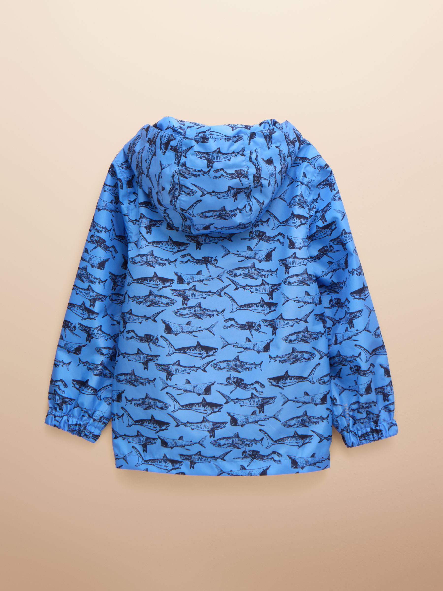 Rainwell Blue Shark Waterproof Raincoat With Hood - Image 5 of 9