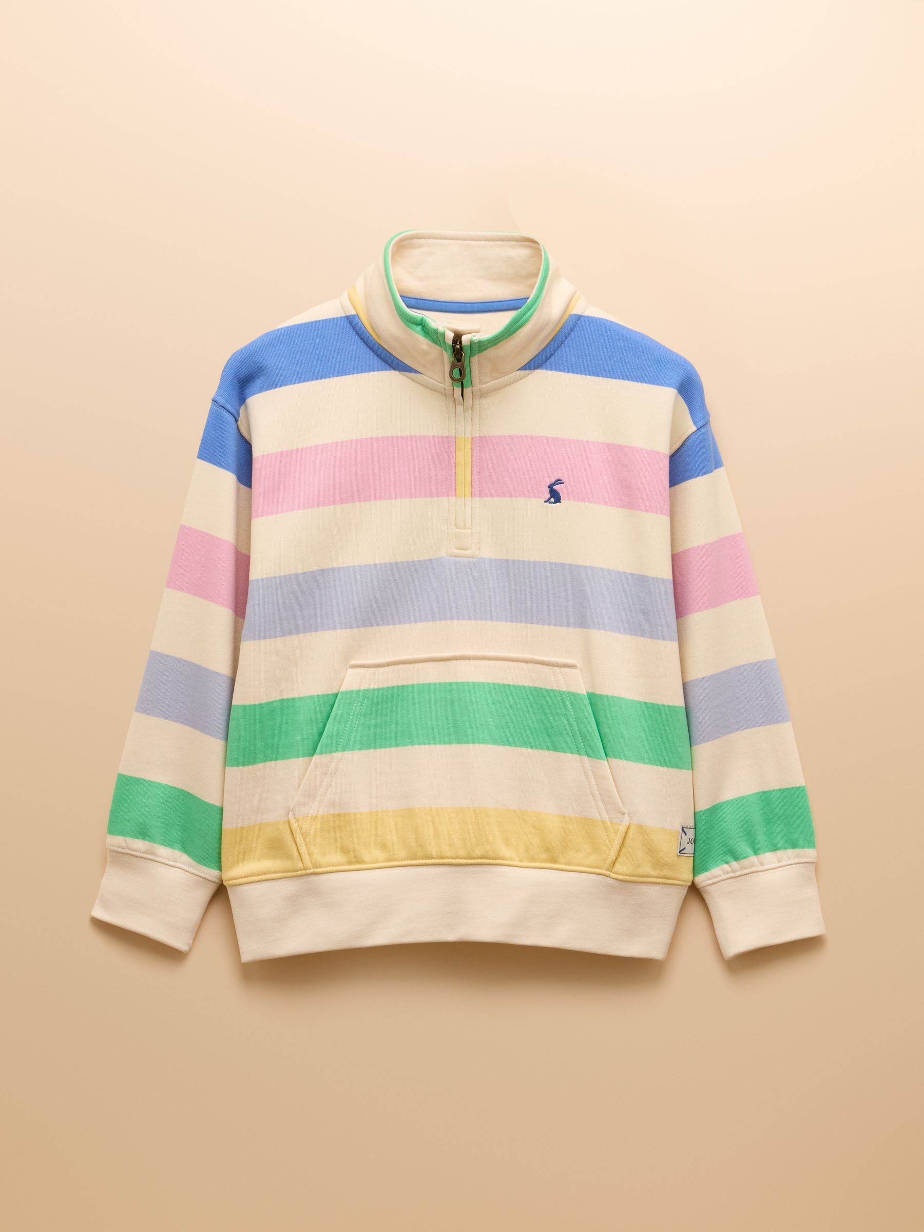 Alfie Multi Quarter Zip Sweatshirt - Image 1 of 8