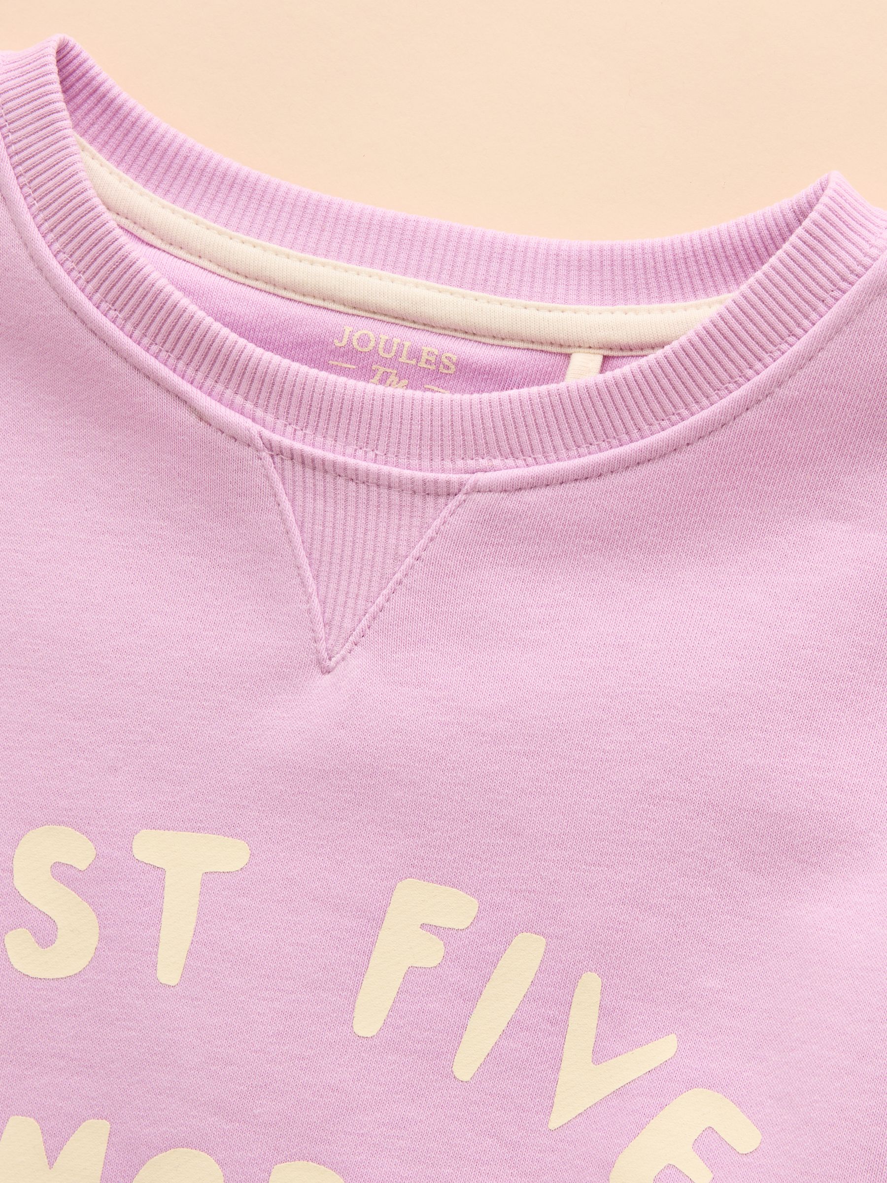 Sundaze Purple Crew Neck Slogan Sweatshirt - Image 5 of 7