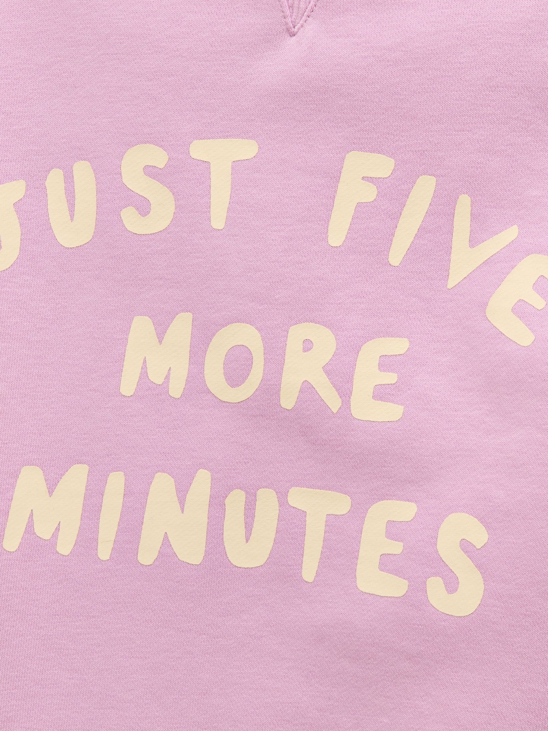 Sundaze Purple Crew Neck Slogan Sweatshirt - Image 7 of 7